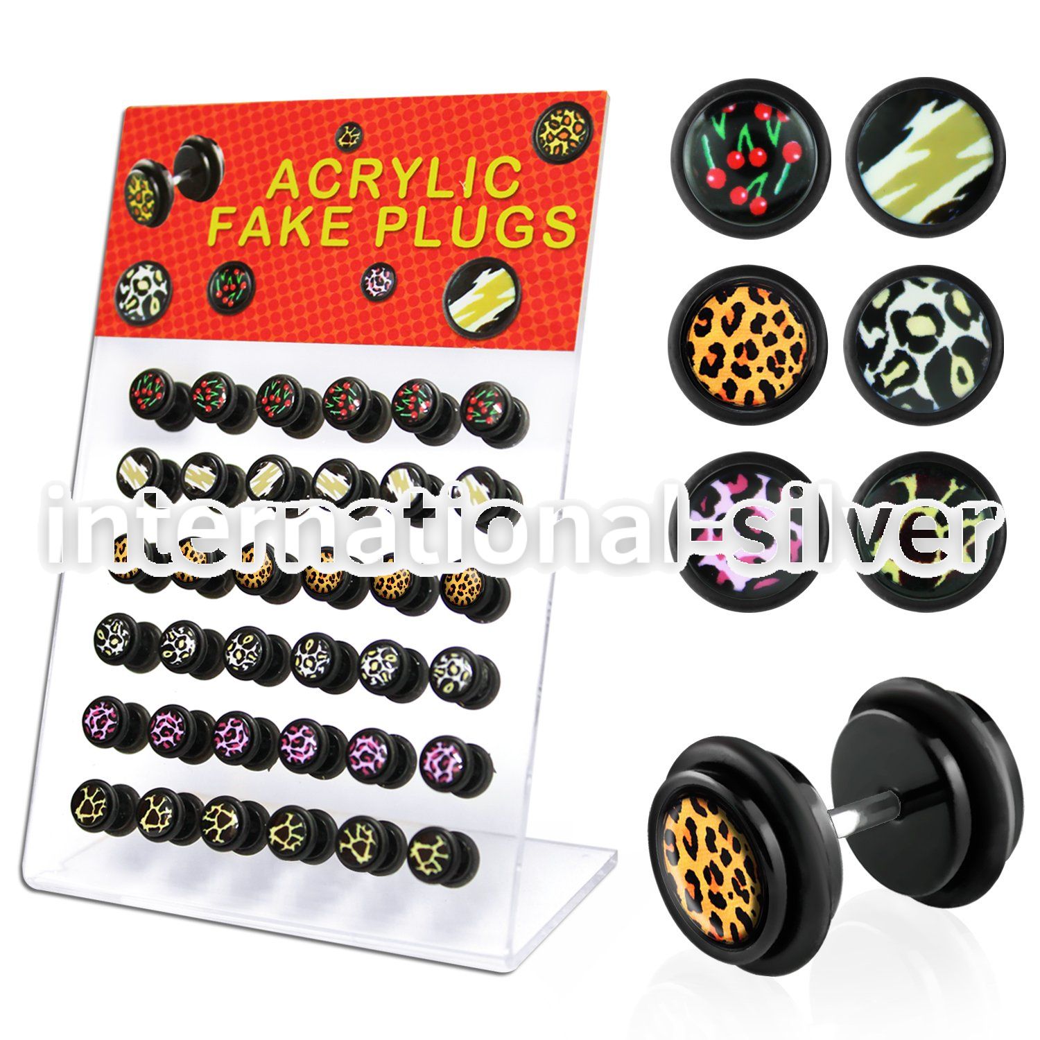 dacb59 cheaters  illusion plugs and tapers acrylic body jewelry belly button