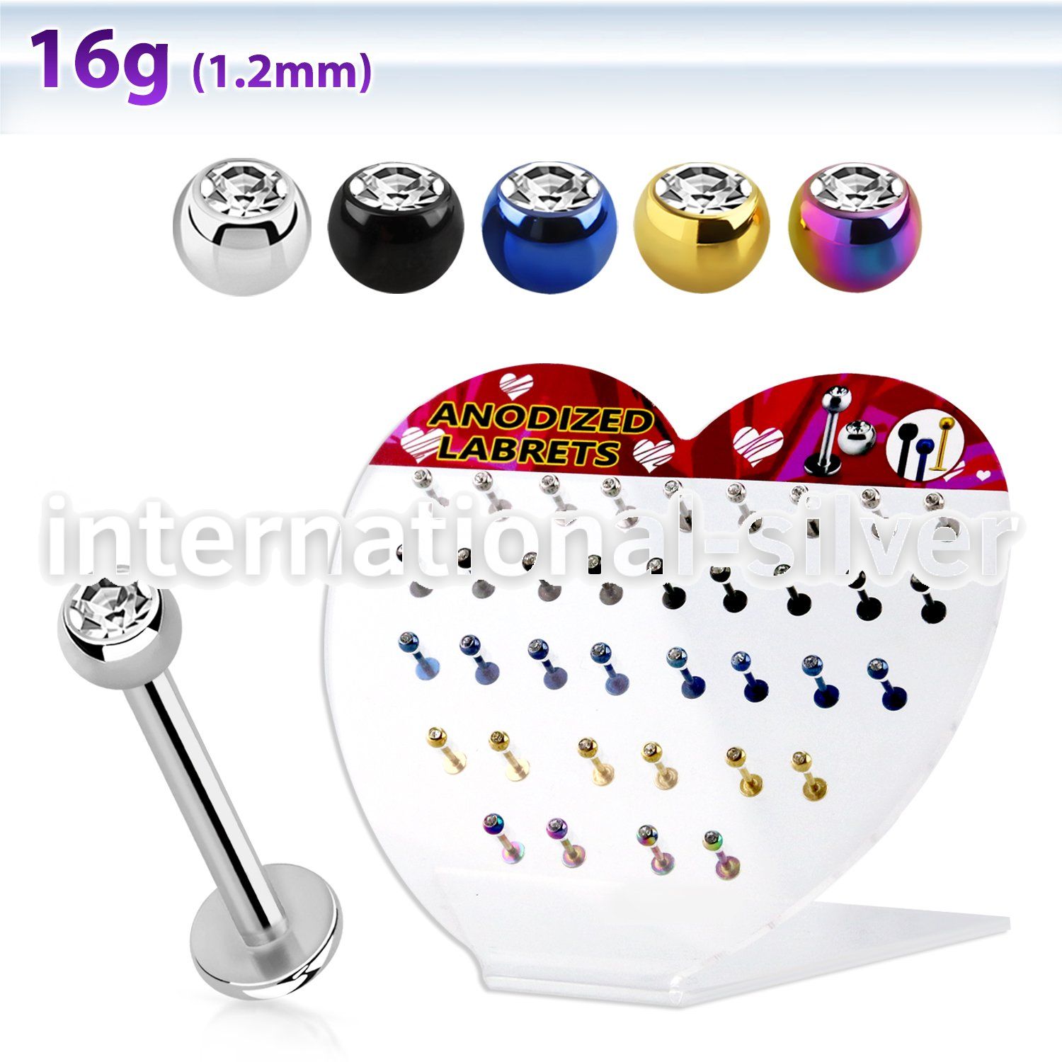 dacb67 labrets lip rings surgical steel 316l labrets chin