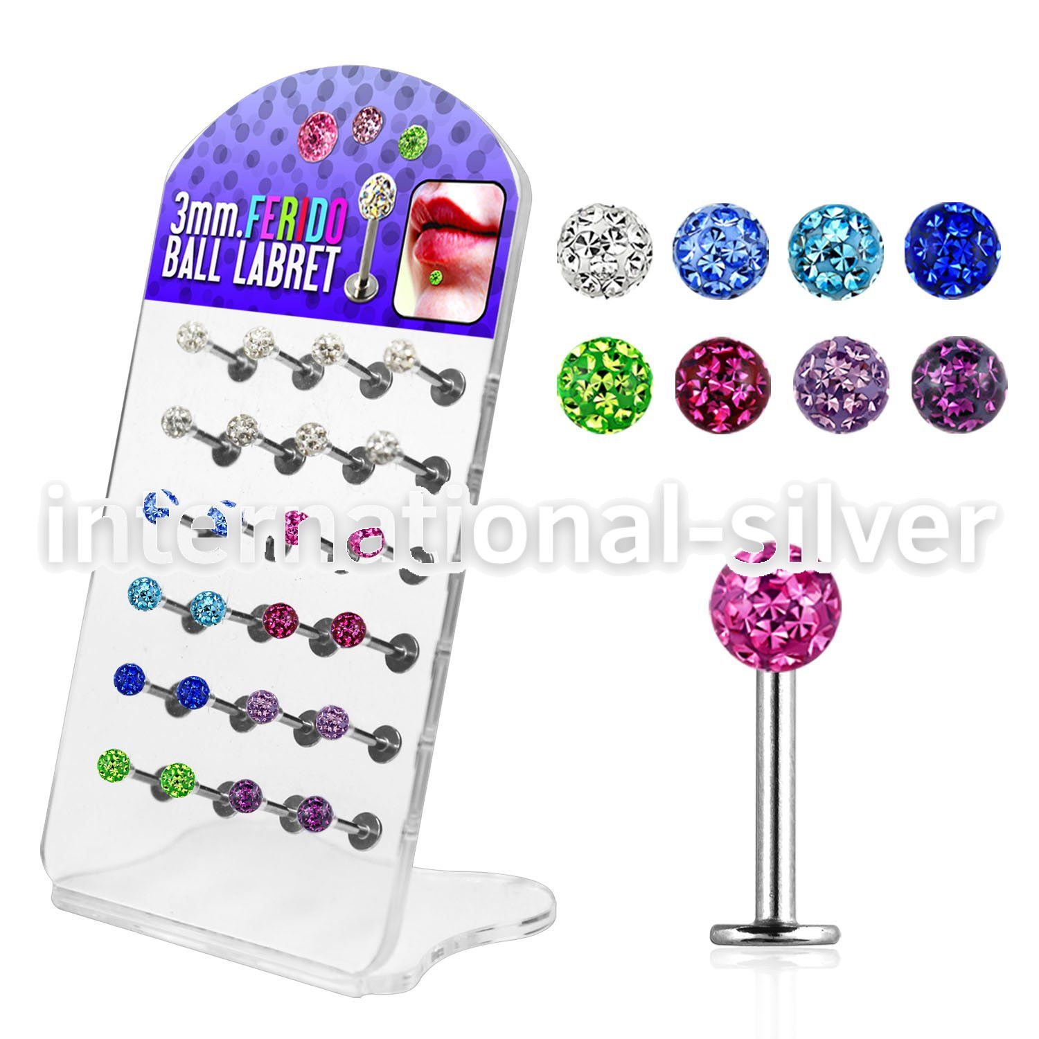 dacb68 labrets lip rings surgical steel 316l labrets chin