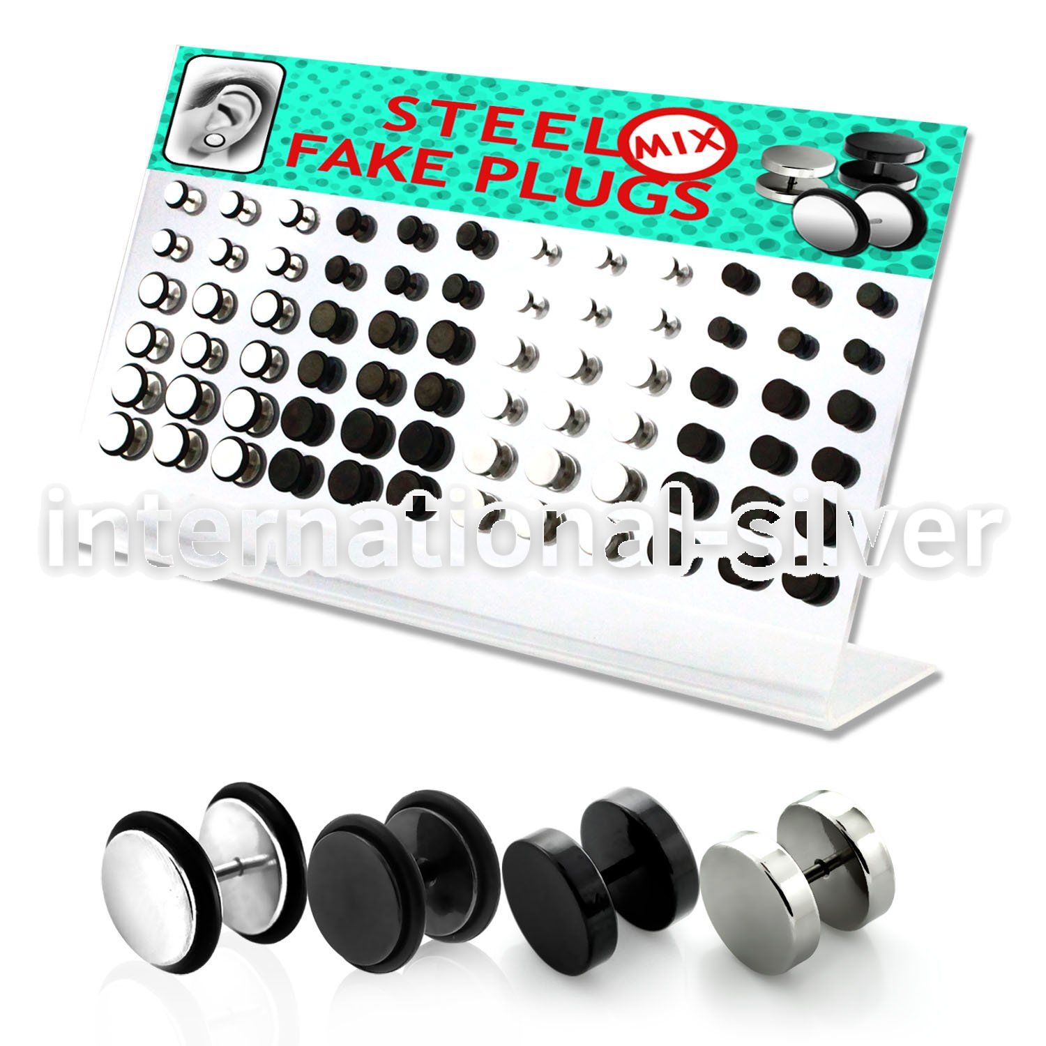 dacb90 cheaters  illusion plugs and tapers anodized surgical steel 316l belly button