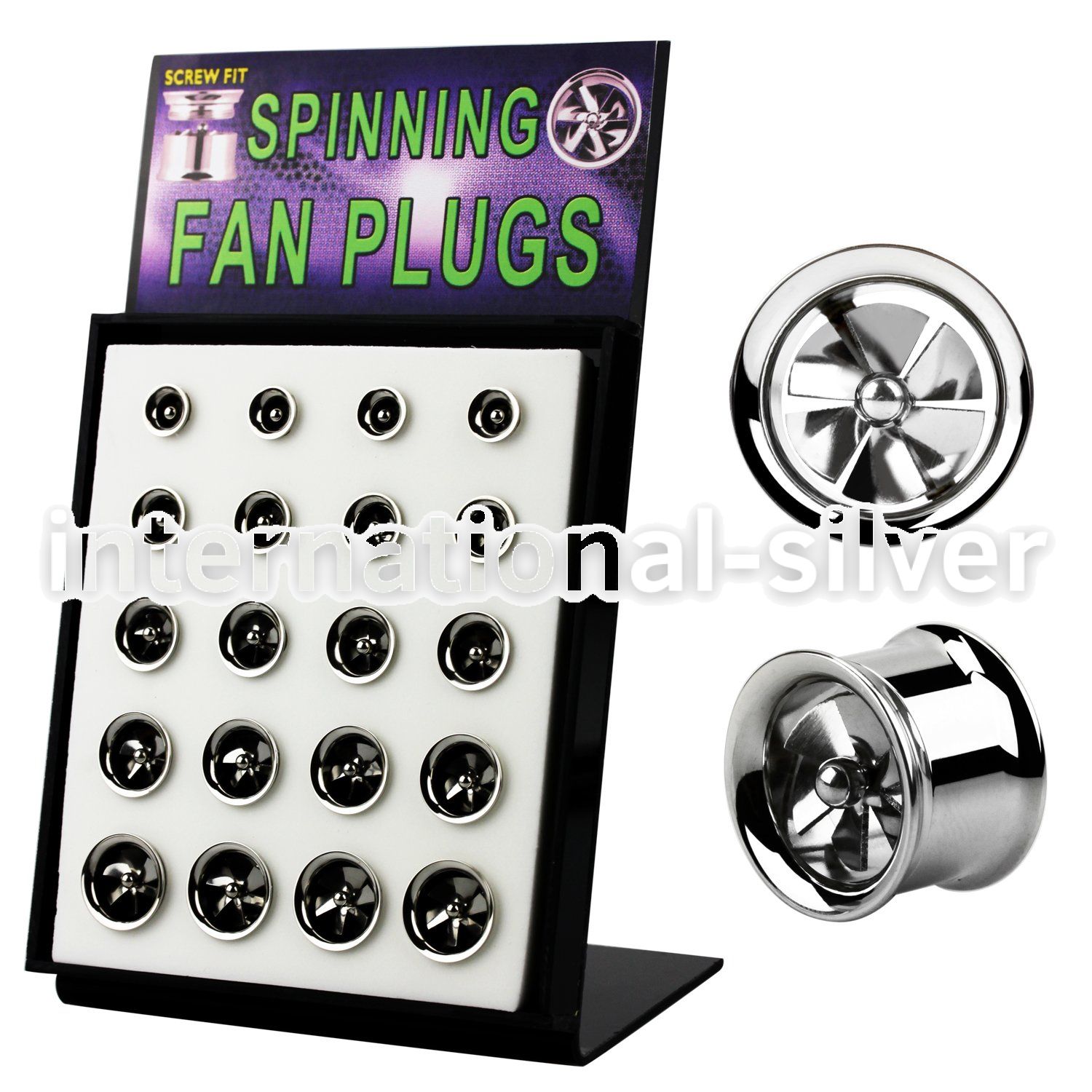 dfpfa tunnels gauges surgical steel 316l ear lobe