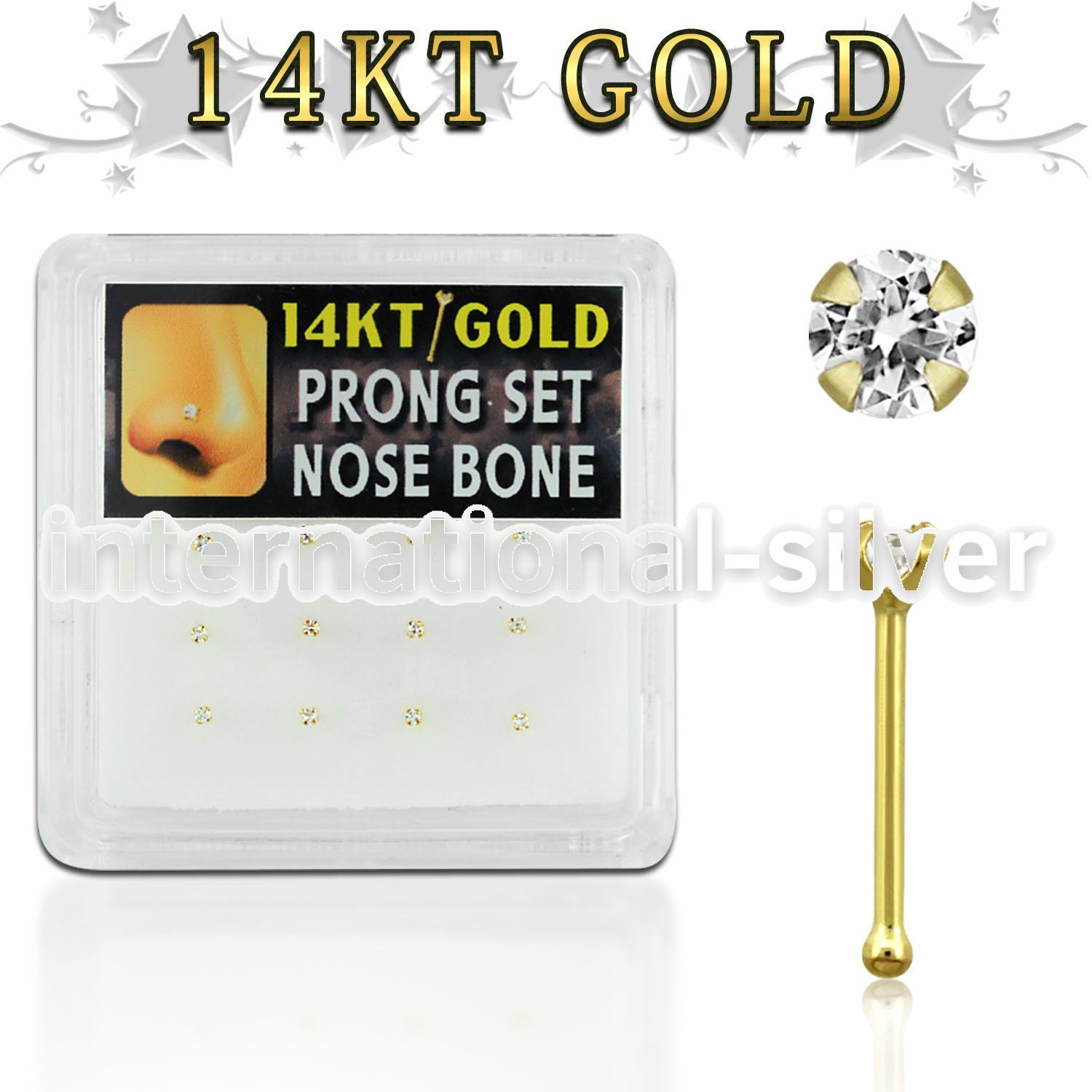 dgnb7 nose bone gold nose