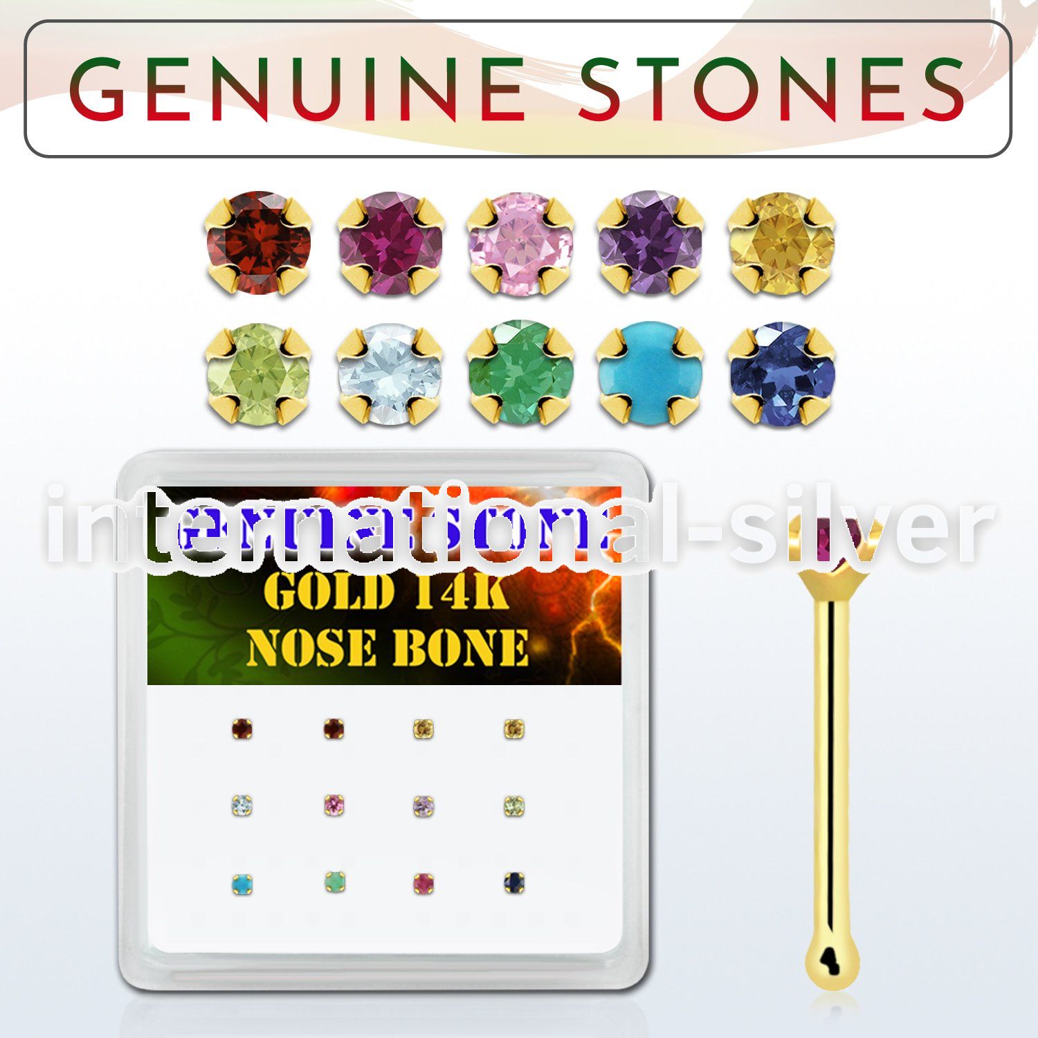 dgnb8 nose bone gold nose