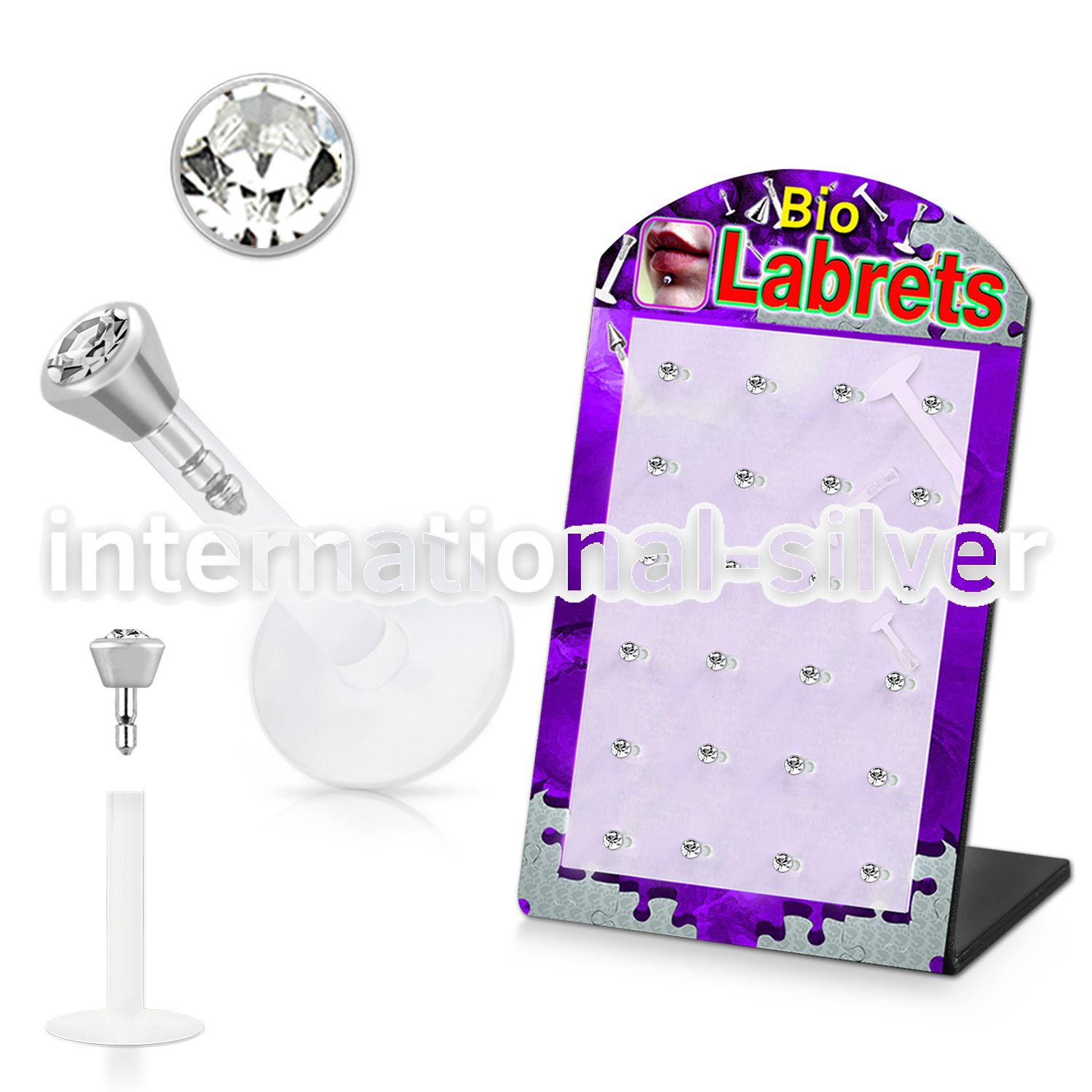 dljy1 labrets lip rings bioflex ptfe labrets chin