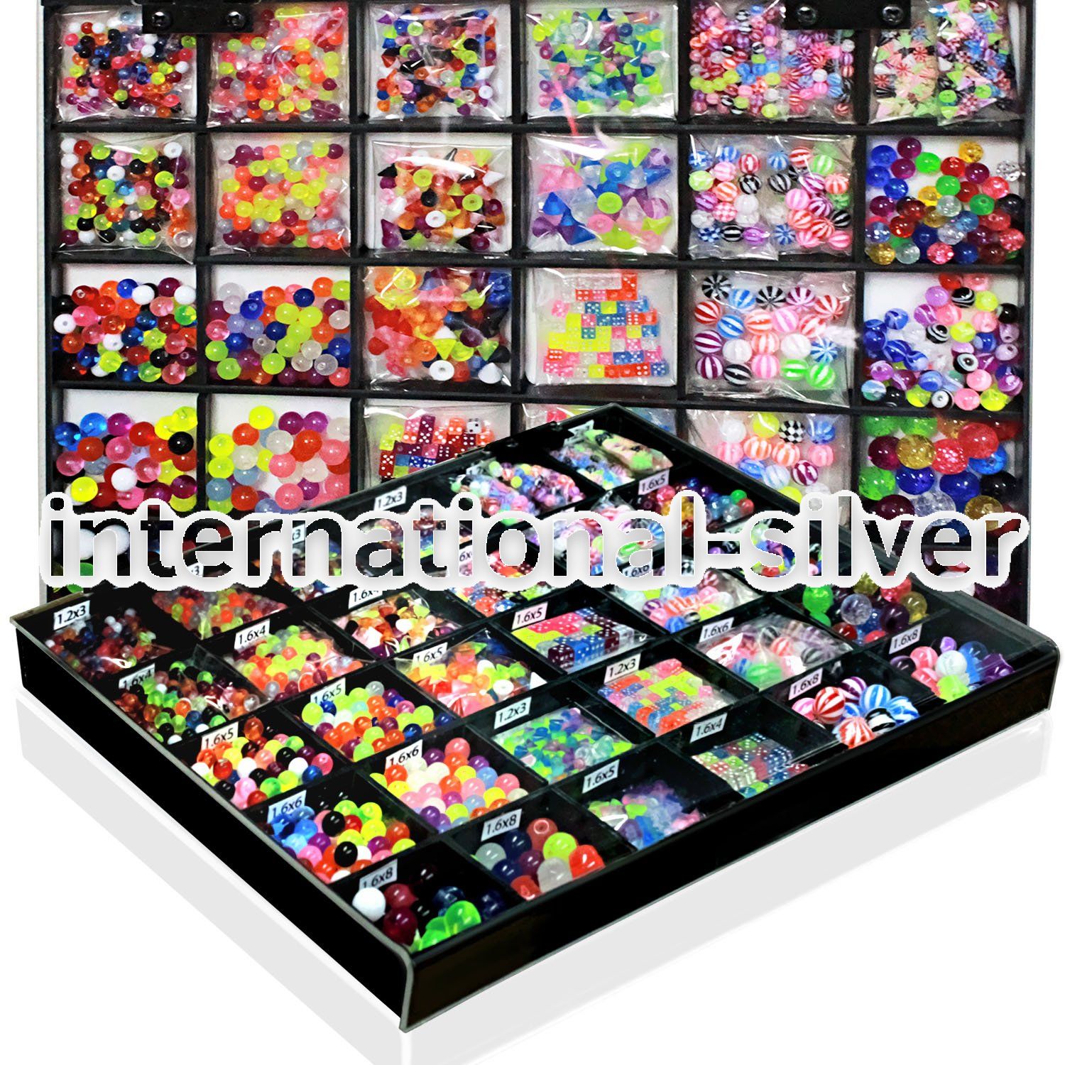 dmbj32 loose body jewelry parts acrylic body jewelry belly button