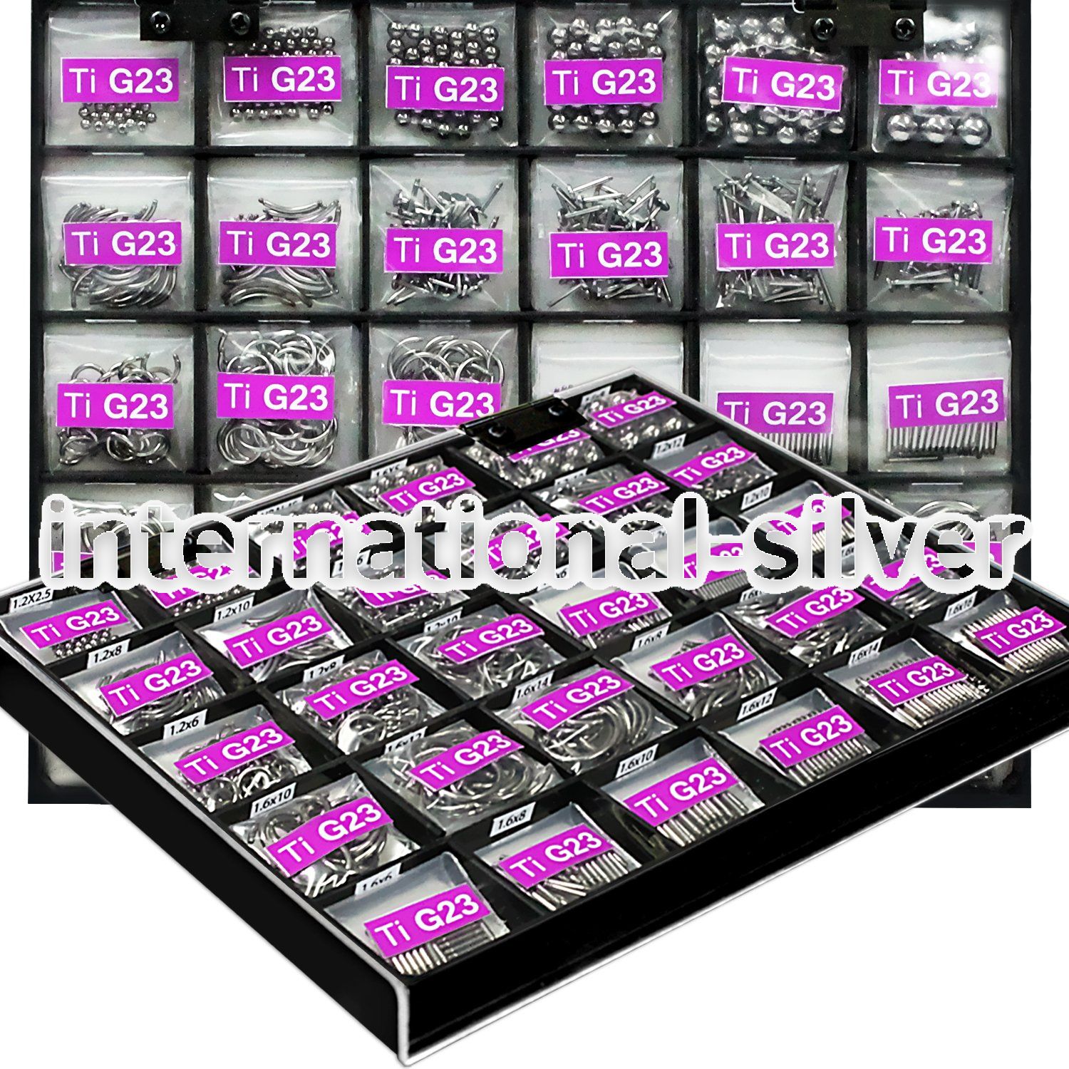 dmbj38 loose body jewelry parts titanium g23 implant grade belly button