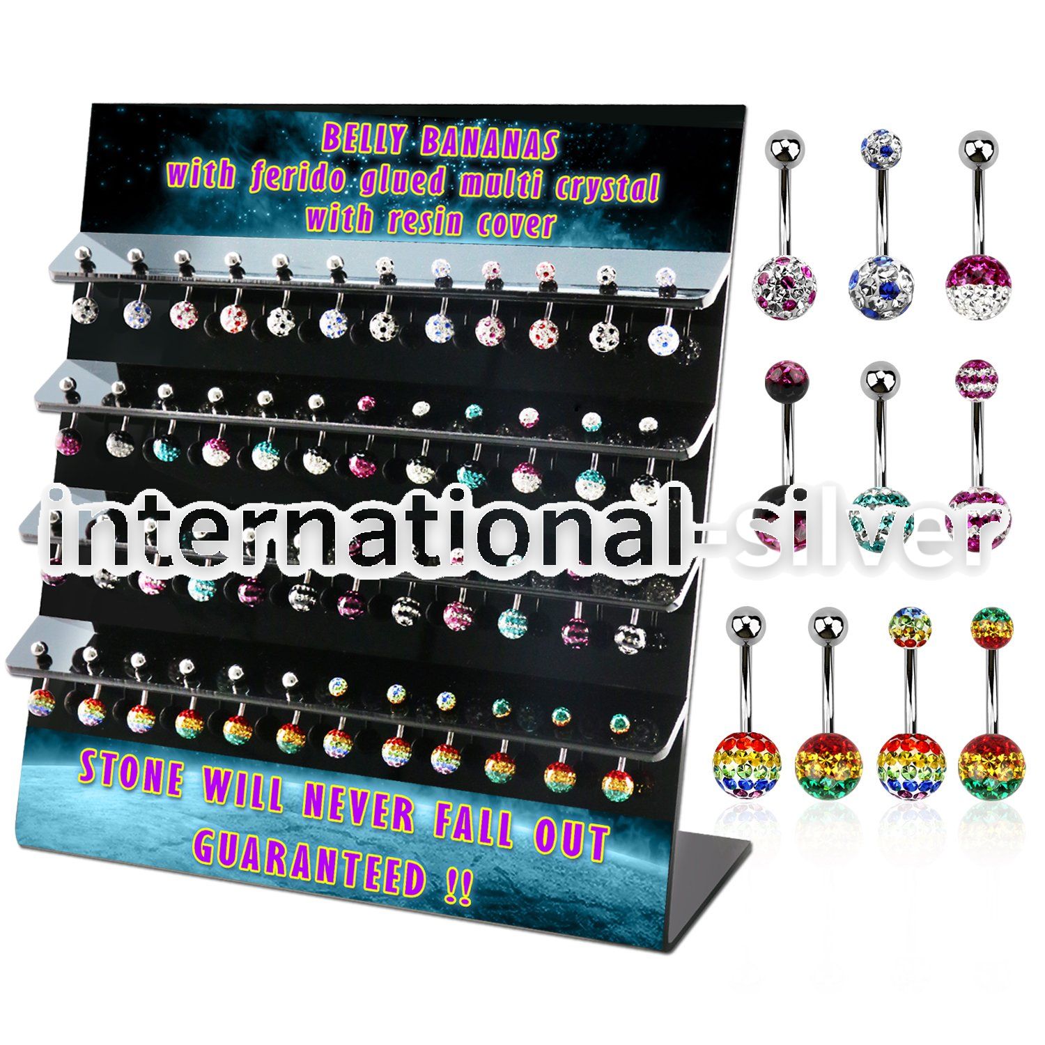 dmcd12 belly rings anodized surgical steel 316l belly button