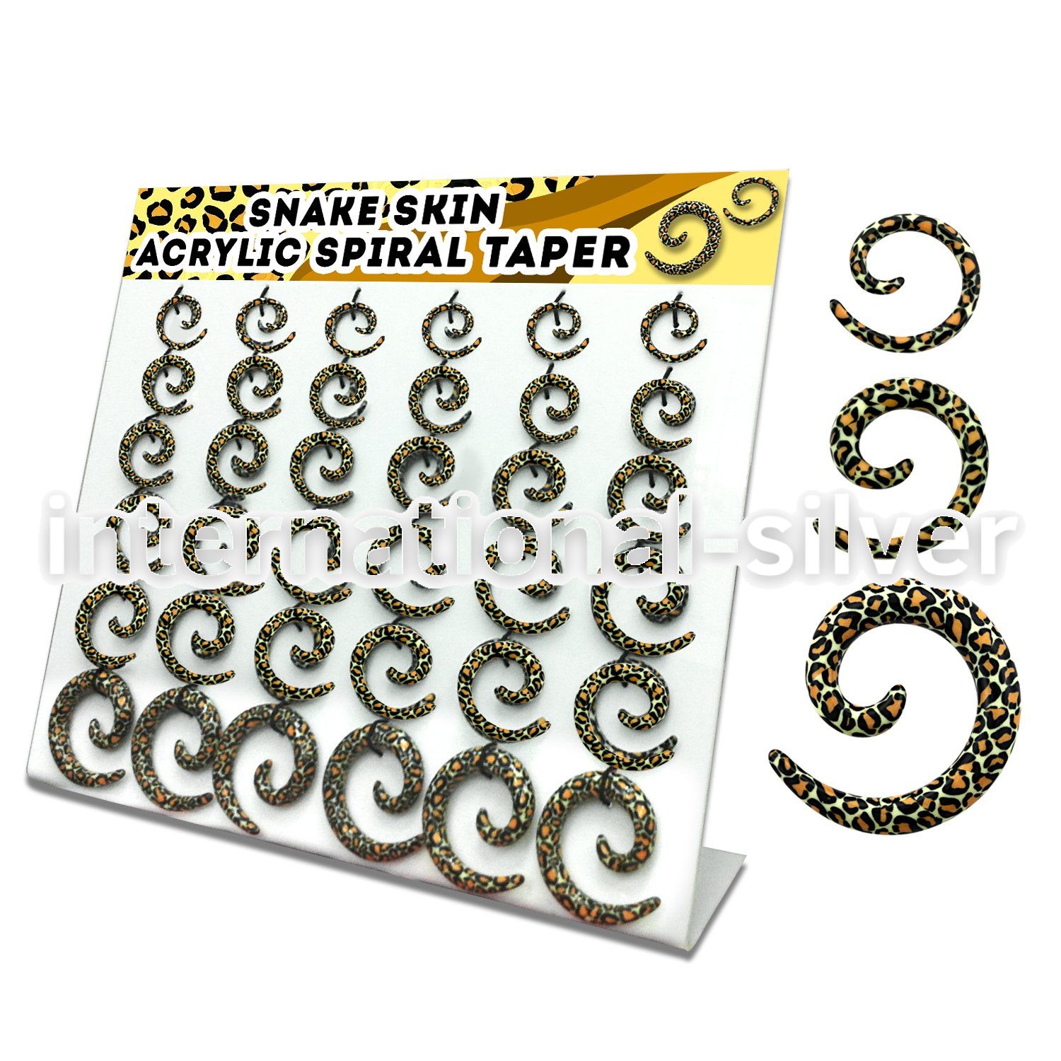 dmxp14 tapers acrylic body jewelry ear lobe