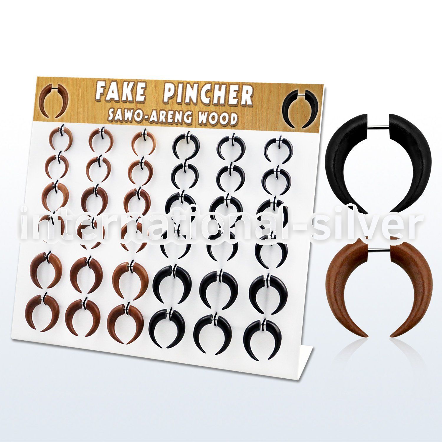 dmxp19 cheaters  illusion plugs and tapers organic body jewelry ear lobe