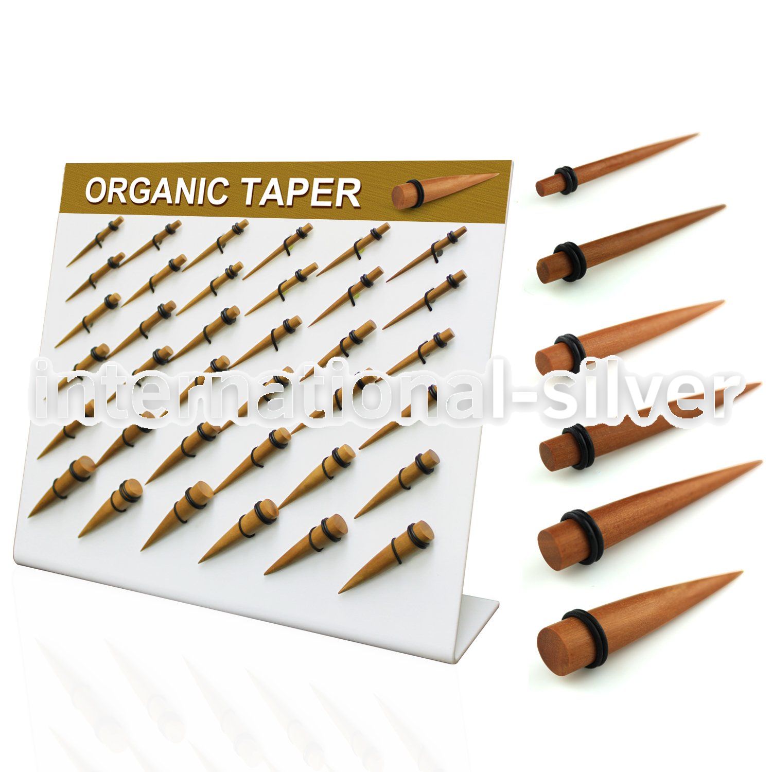 dmxp5 tapers organic body jewelry ear lobe