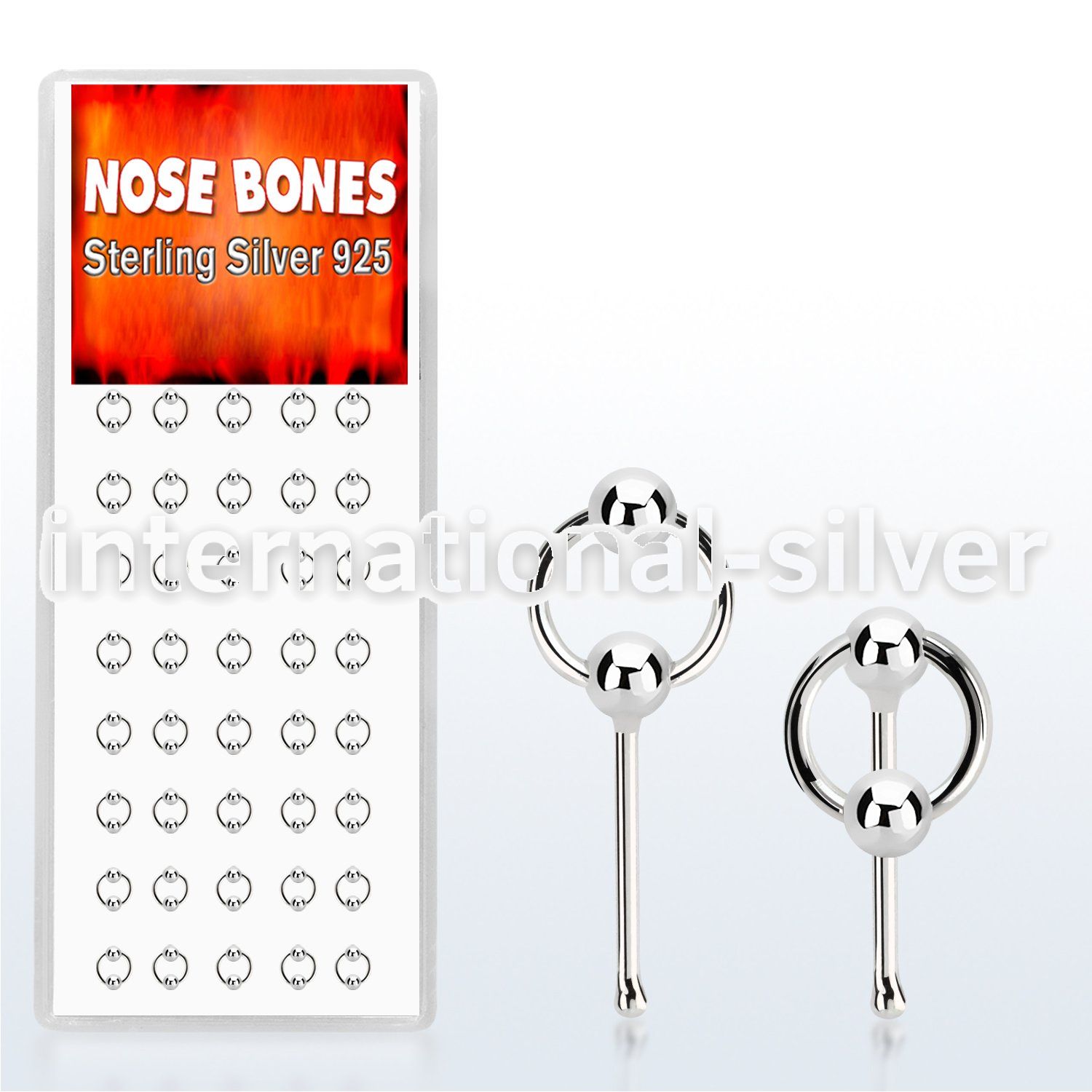 dnbr1 nose bone silver 925 nose