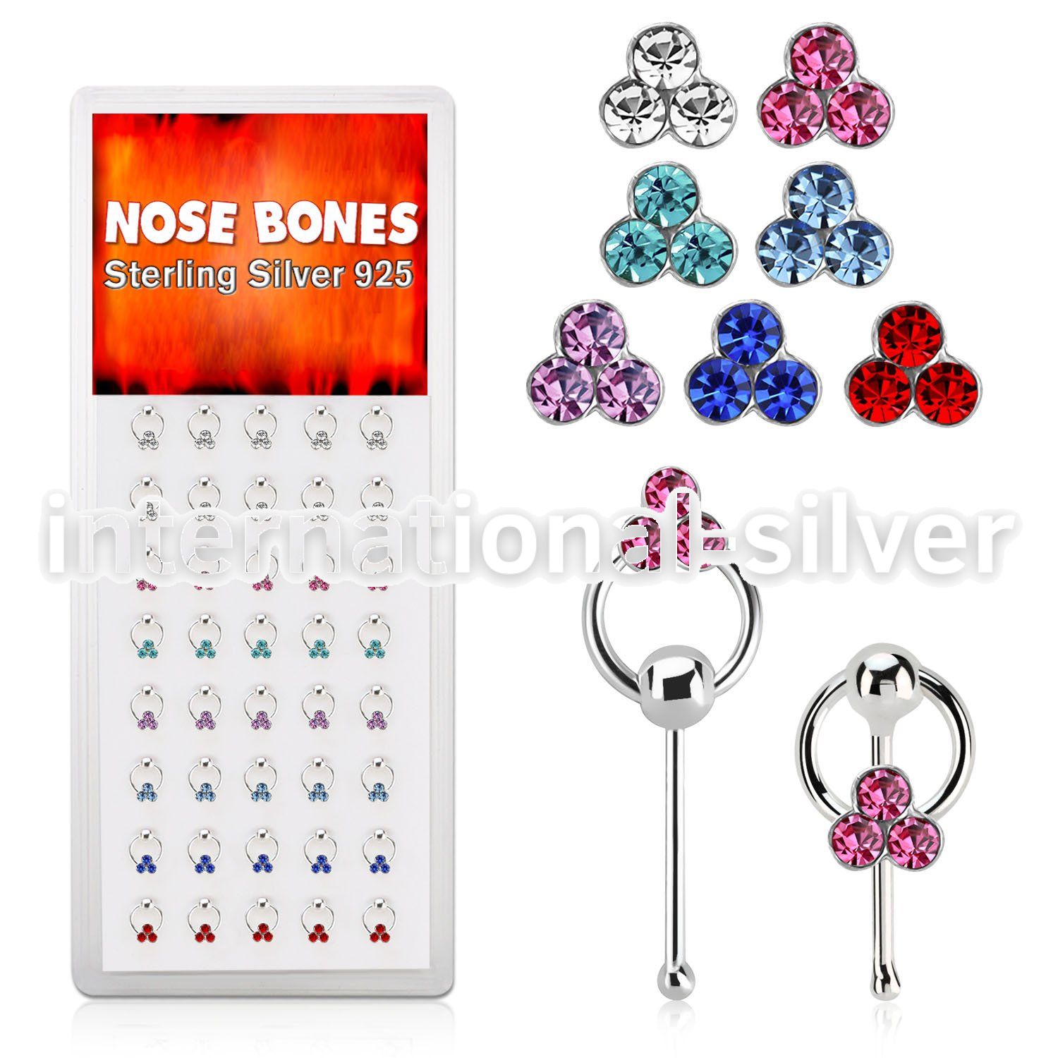 dnbrm4 nose bone silver 925 nose