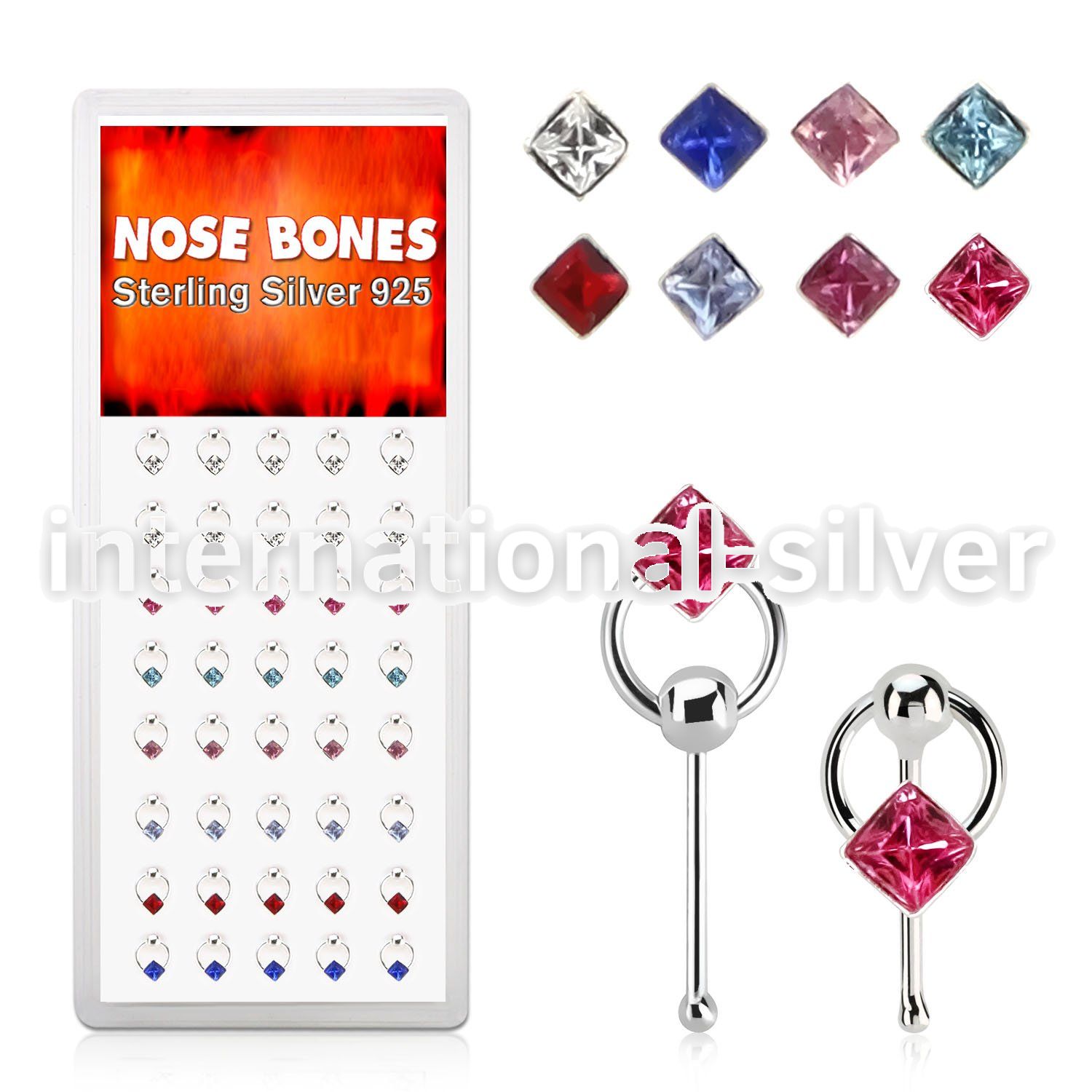 dnbrm5 nose bone silver 925 nose