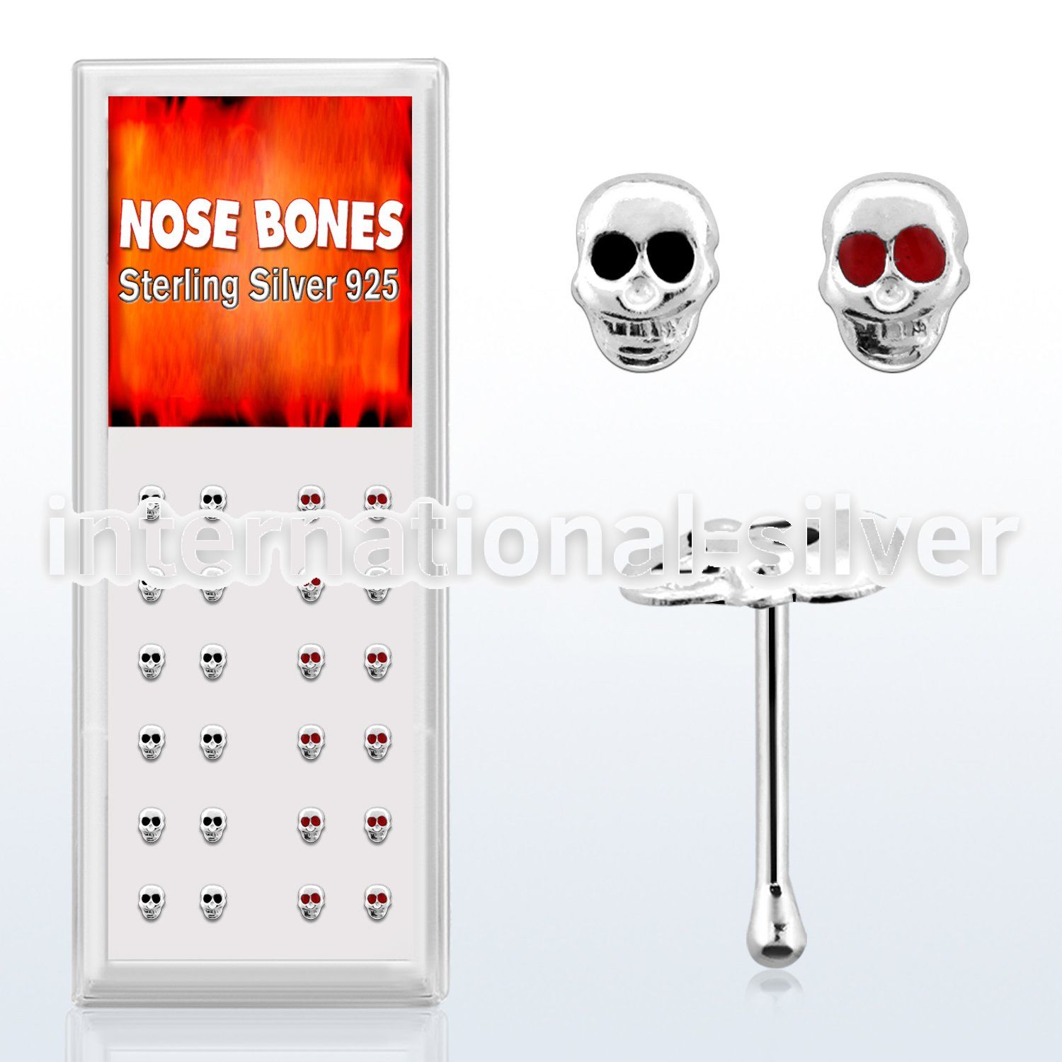 dnbskm nose bone silver 925 nose