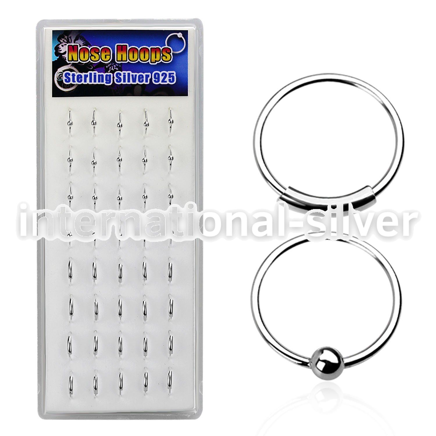 dnsm nose hoop silver 925 nose