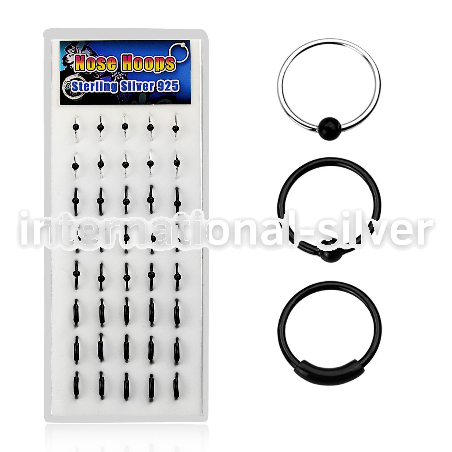 dnsmb nose hoop silver 925 nose