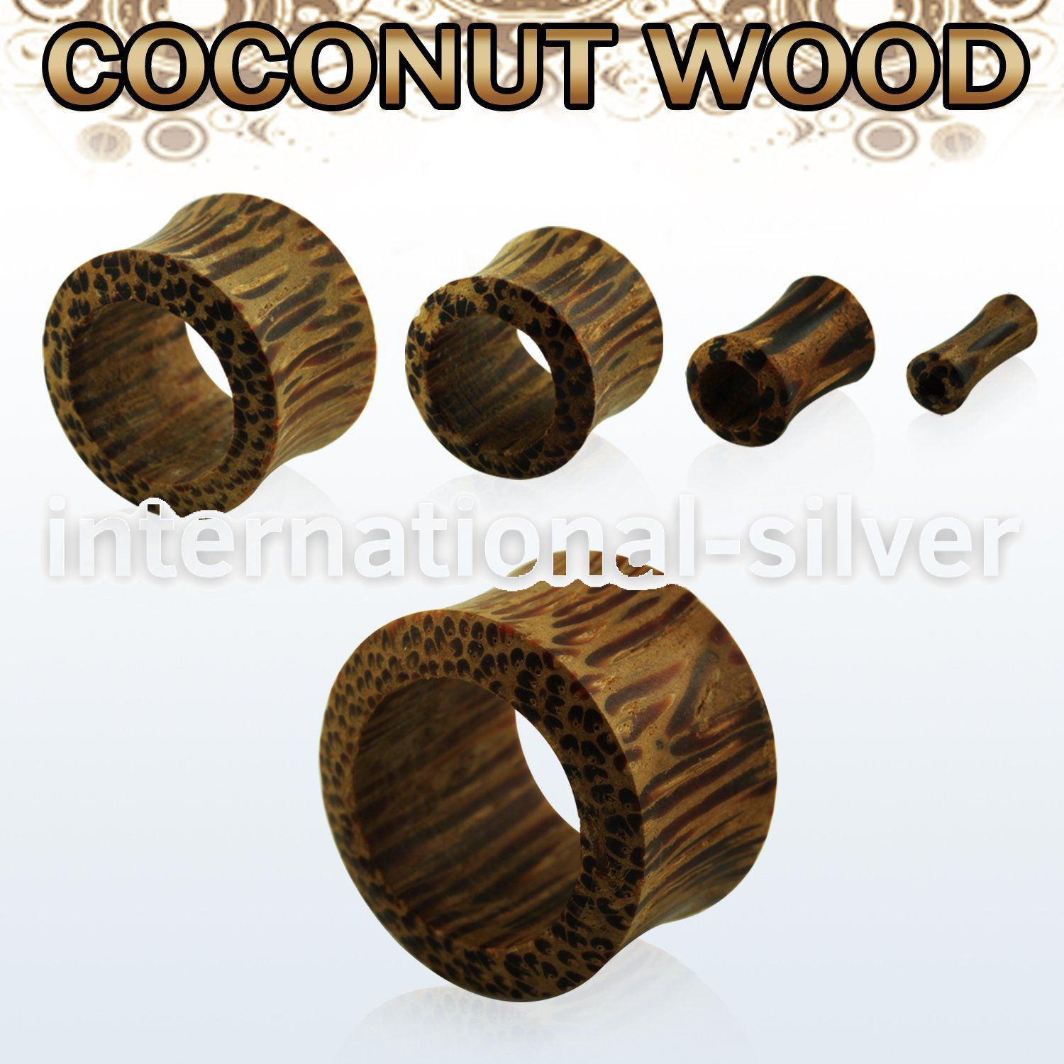 dpwb tunnels gauges organic body jewelry ear lobe