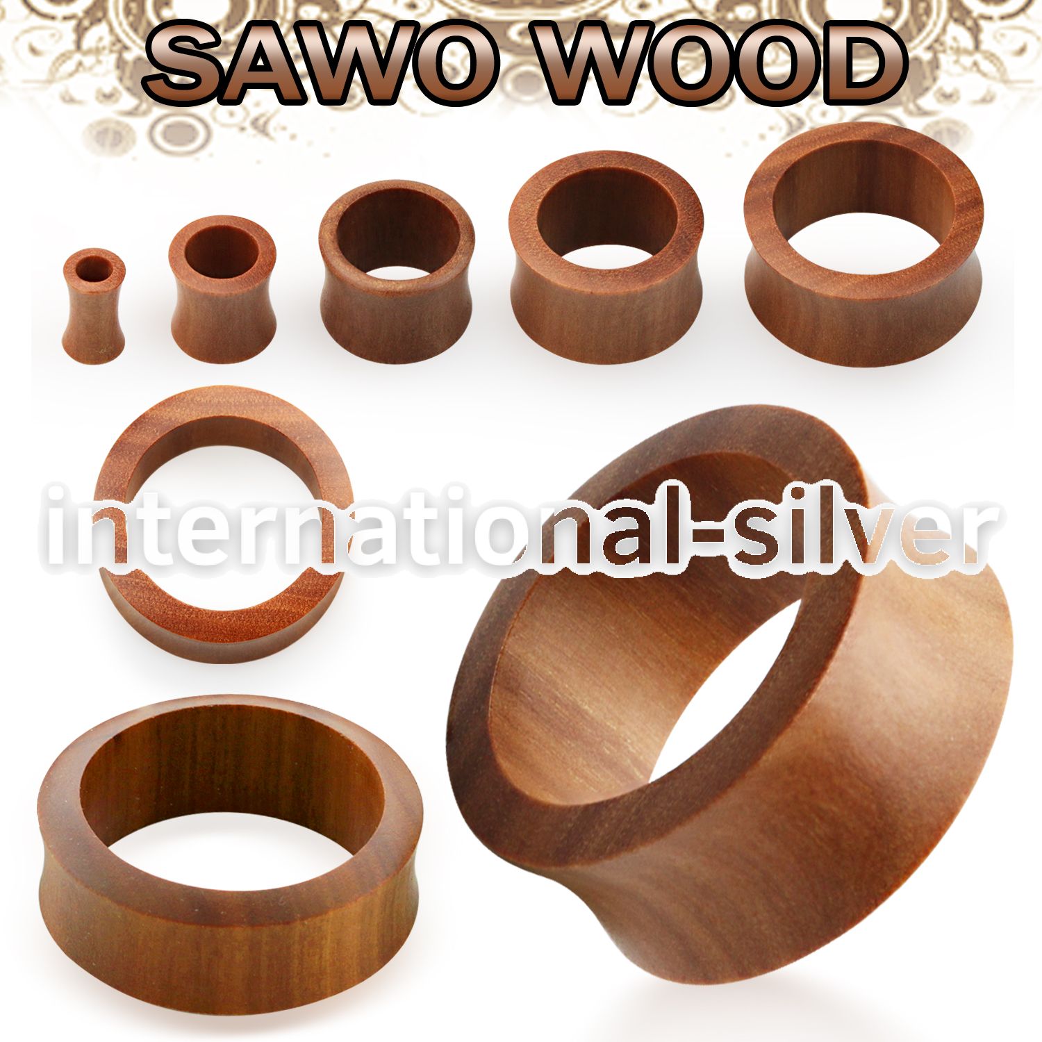 dpws tunnels gauges organic body jewelry ear lobe