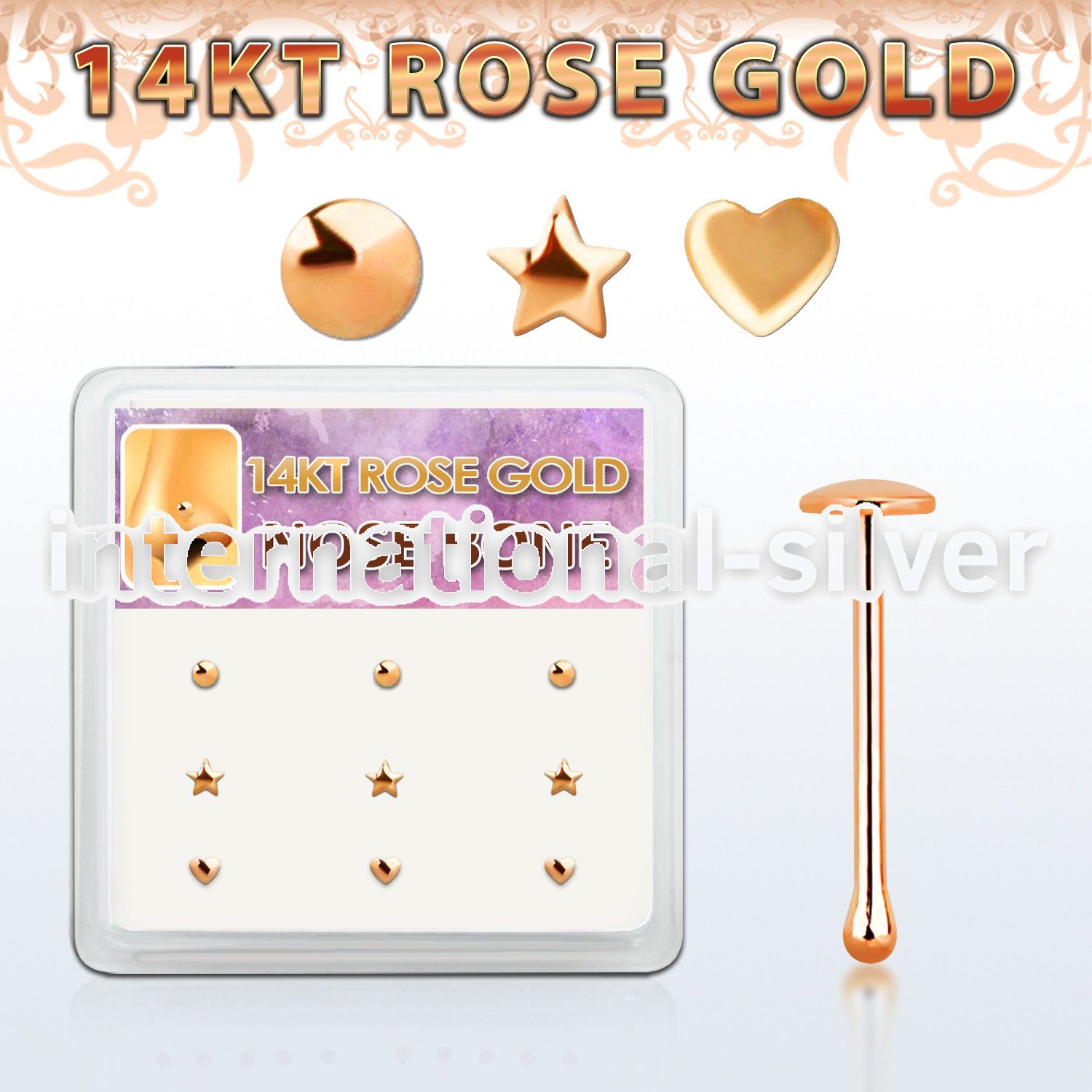 drnb10 nose bone gold nose