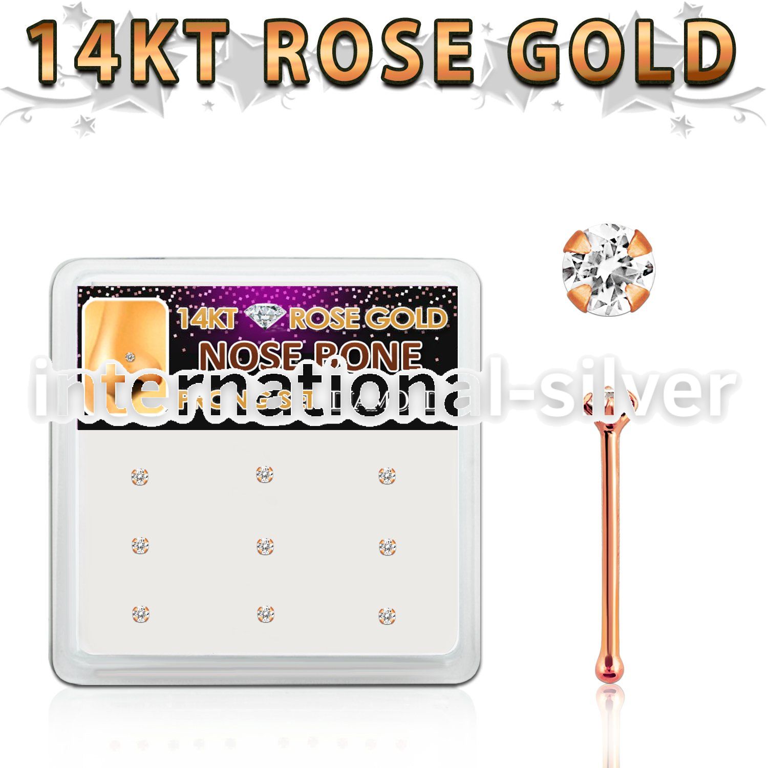 drnb15 nose bone gold nose