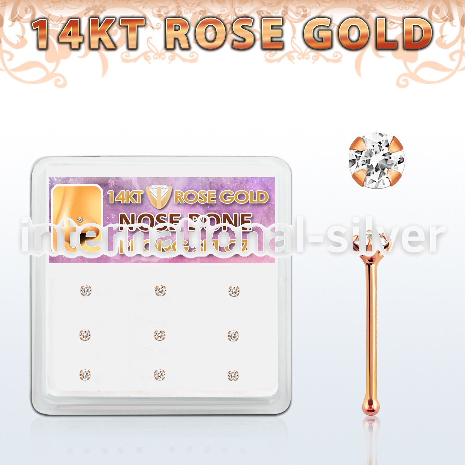 drnb7 nose bone gold nose