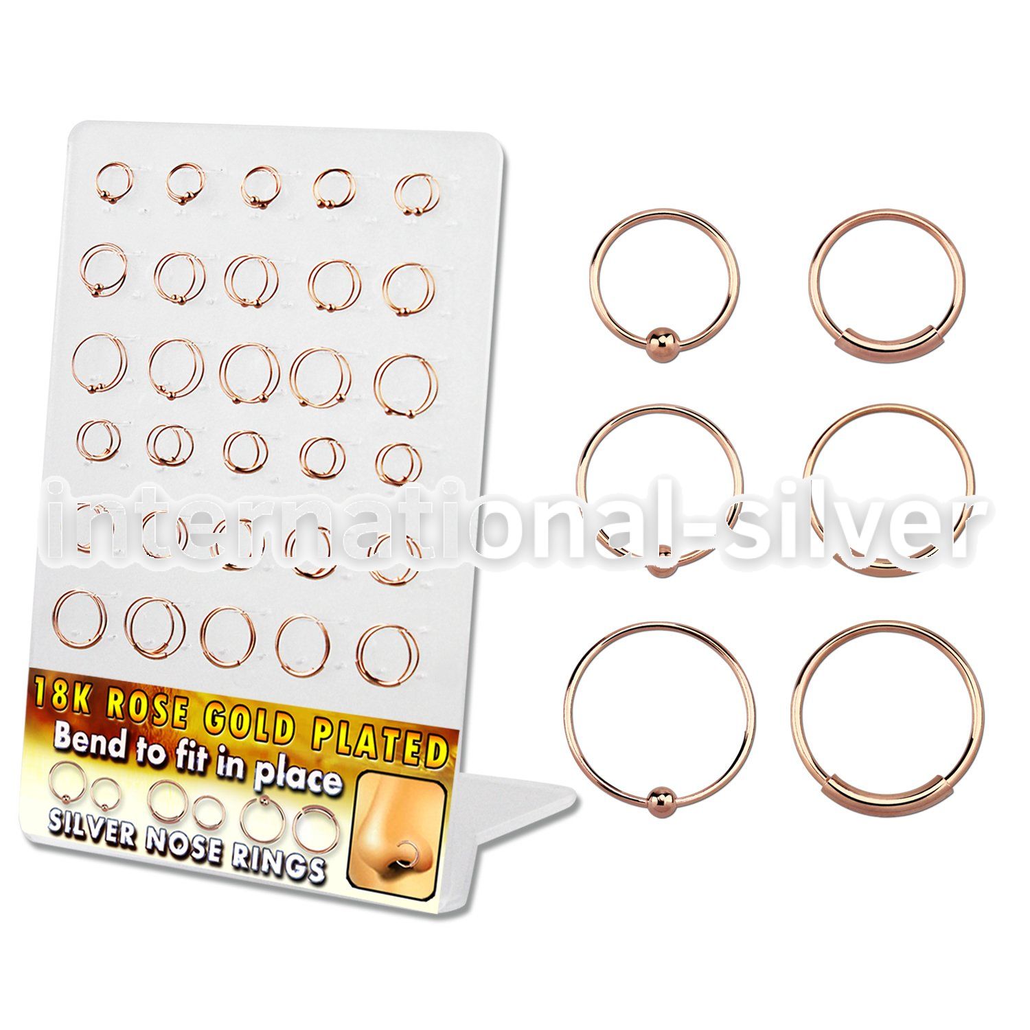 drsgnh nose hoop silver 925 nose