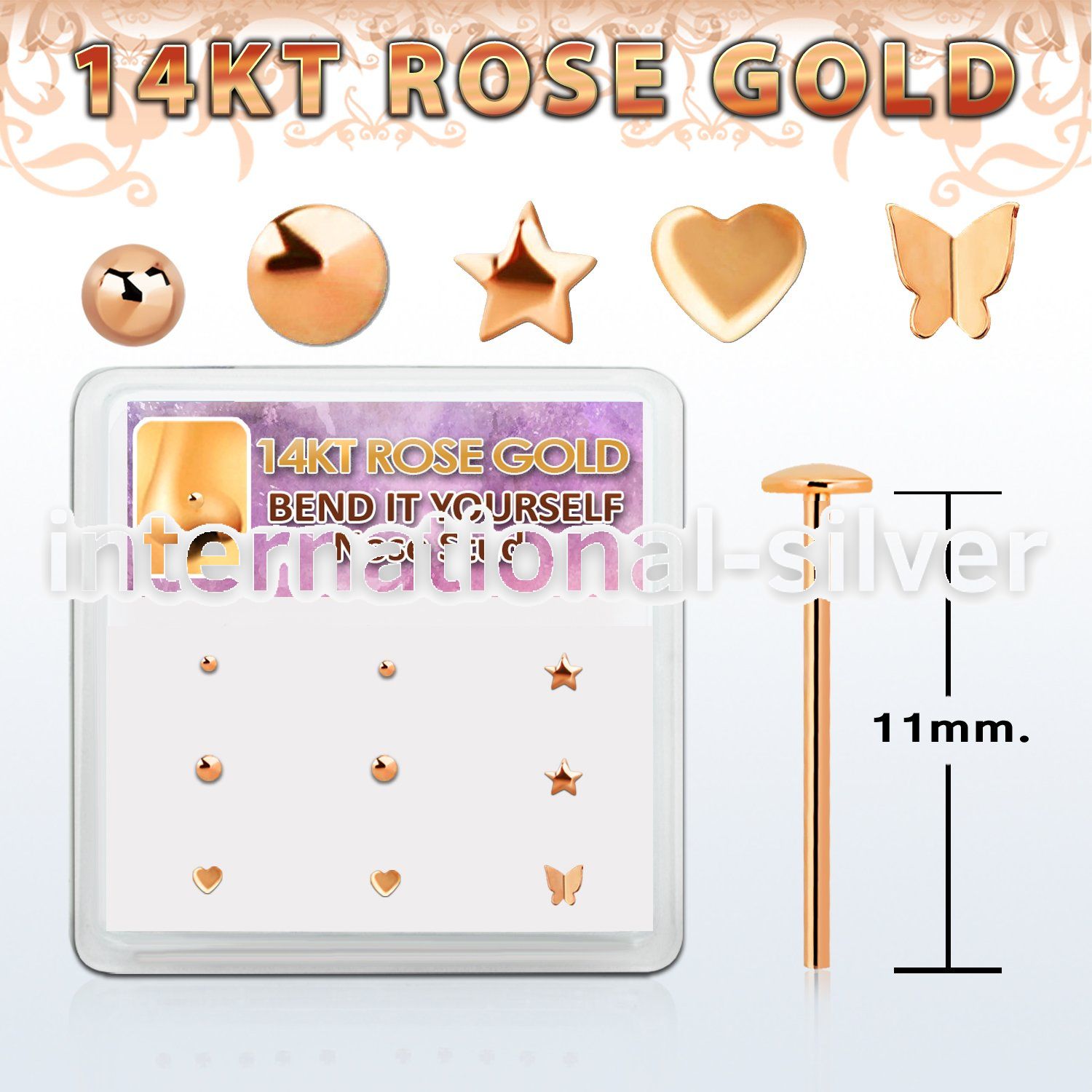 drys16 bend it to fit nose studs gold nose