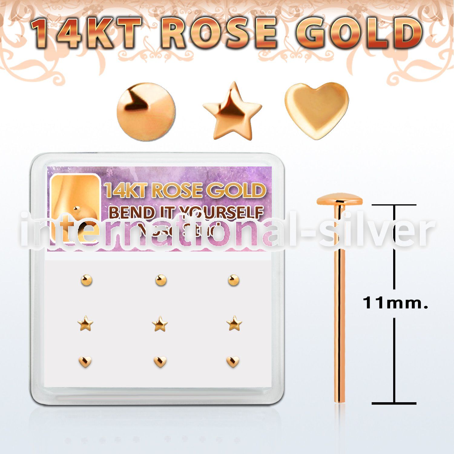 drys1 bend it to fit nose studs gold nose