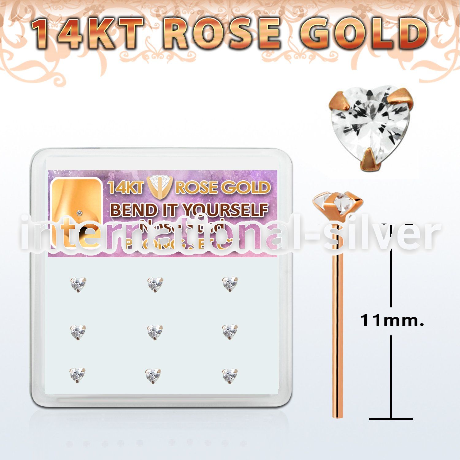 drys22 bend it to fit nose studs gold nose