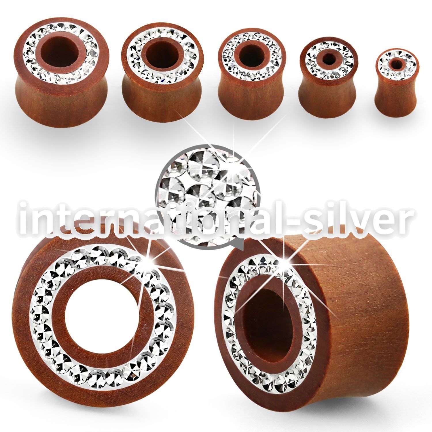 dspmfr tunnels gauges organic body jewelry ear lobe