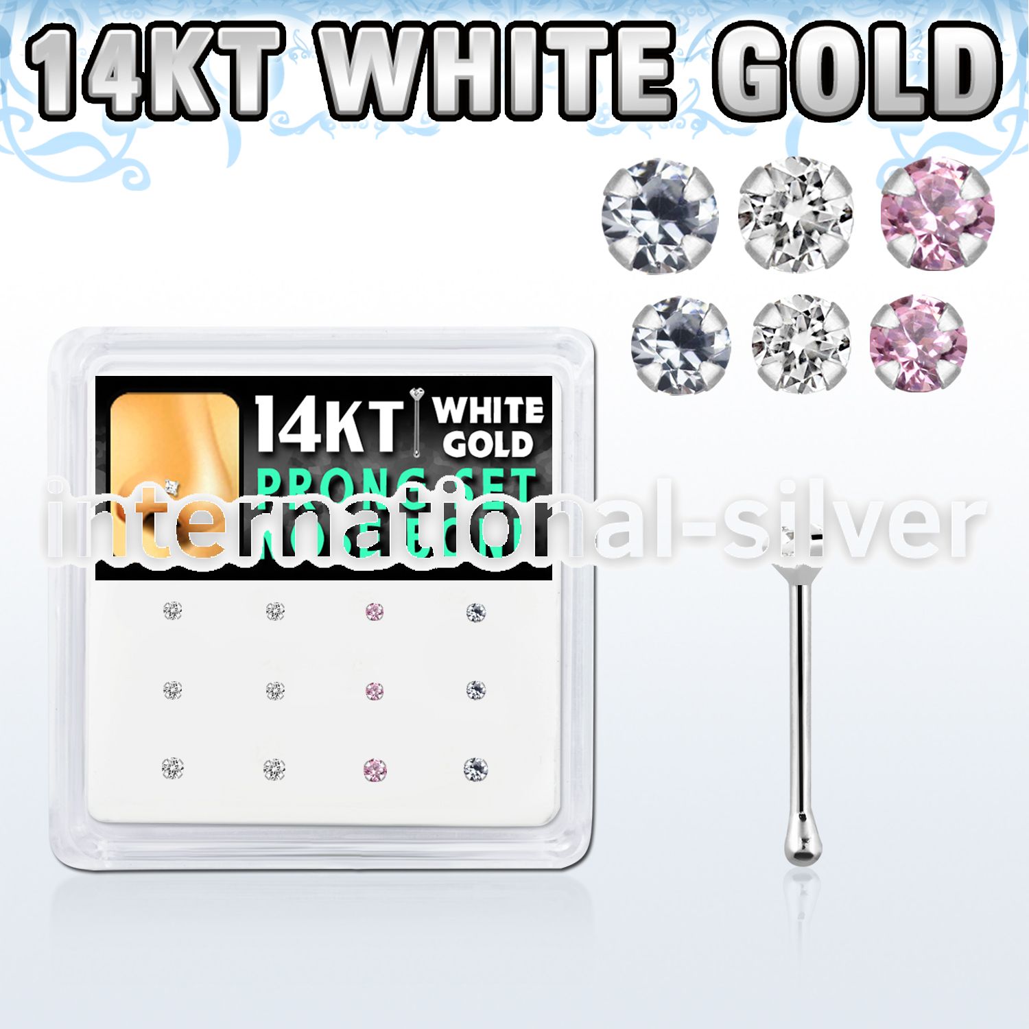 dwnb12 gold nose bones nose piercing