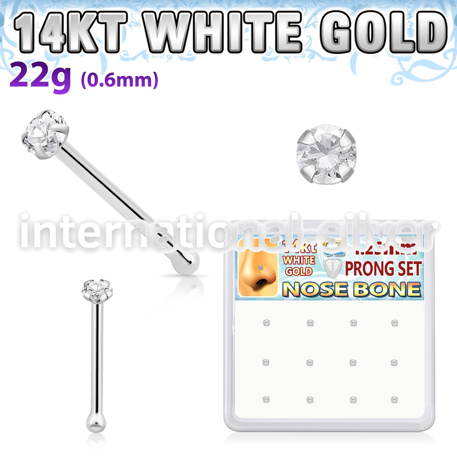 dwnb22 nose bone gold nose