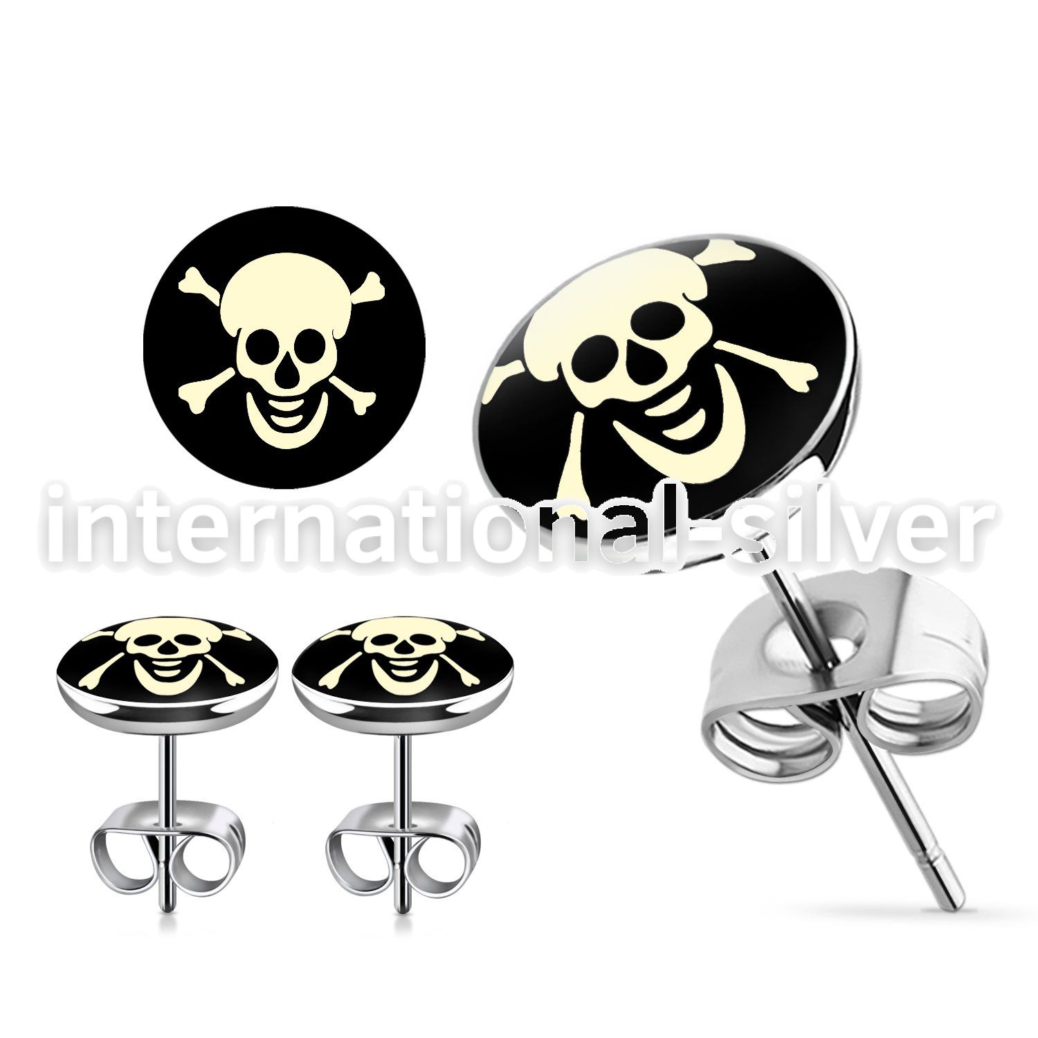 er272 stainless steel earring studs
