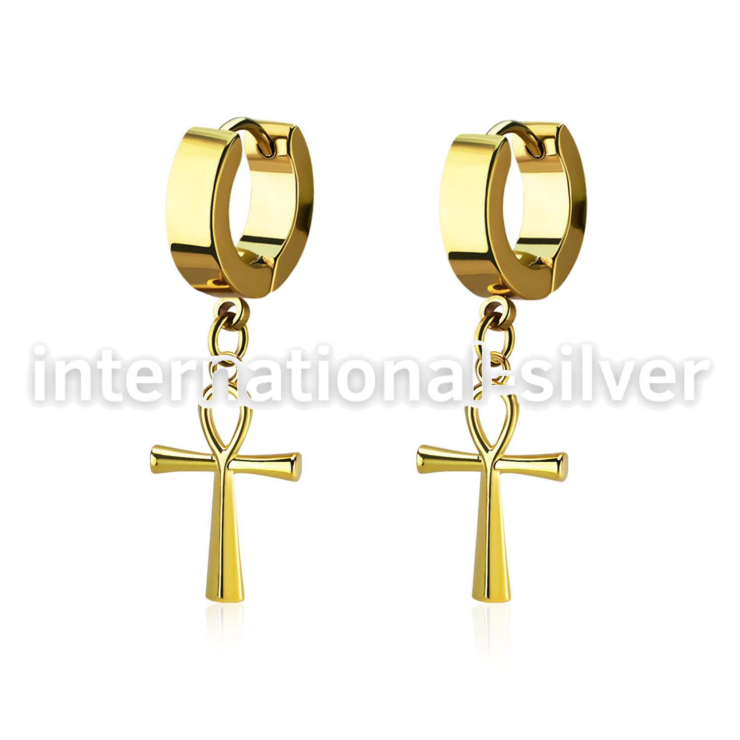 erg769 anodized surgical steel huggie piercing