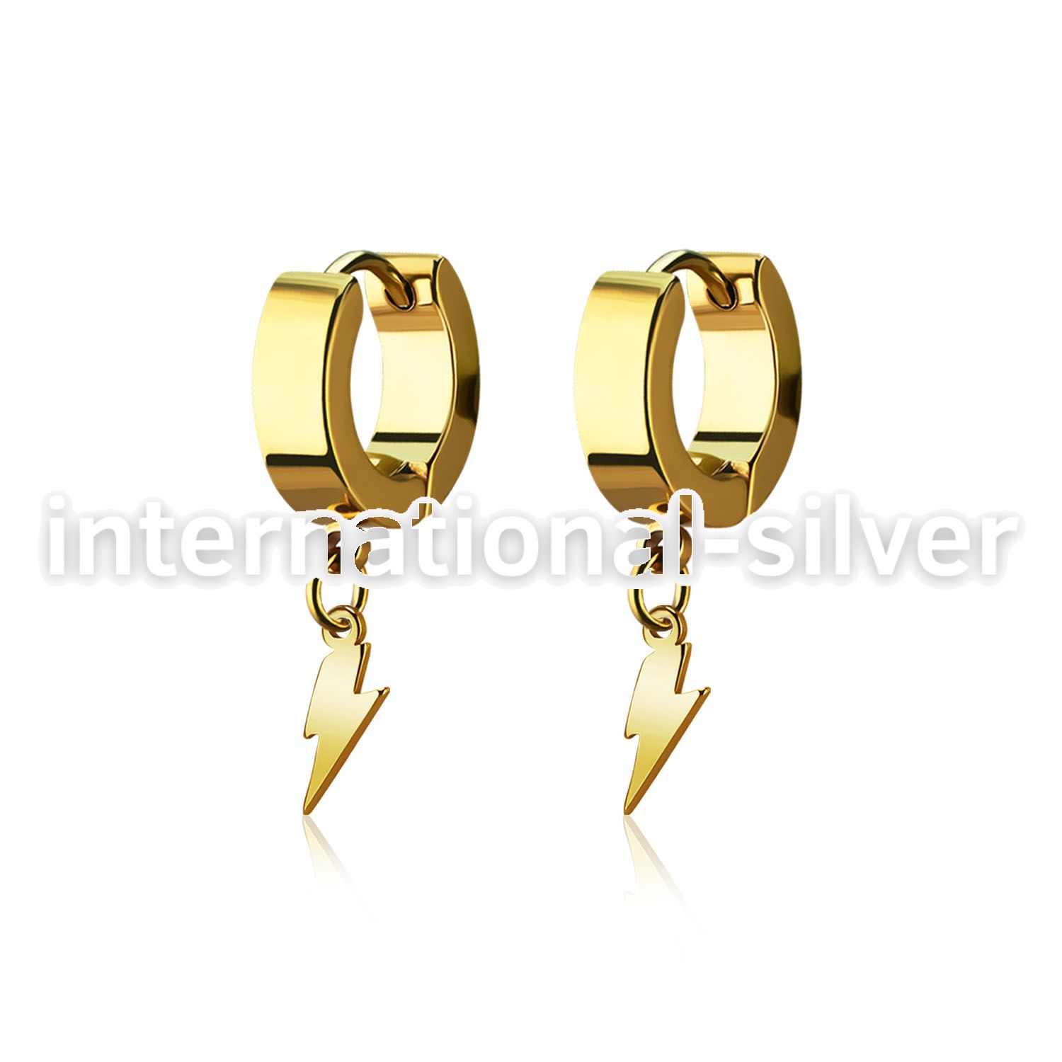 erglit anodized surgical steel +huggie choose  piercing