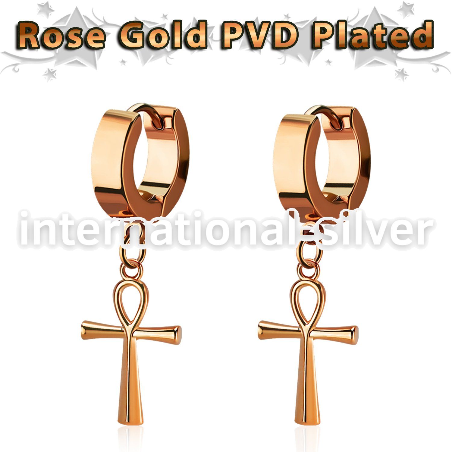 err769 anodized surgical steel huggie piercing