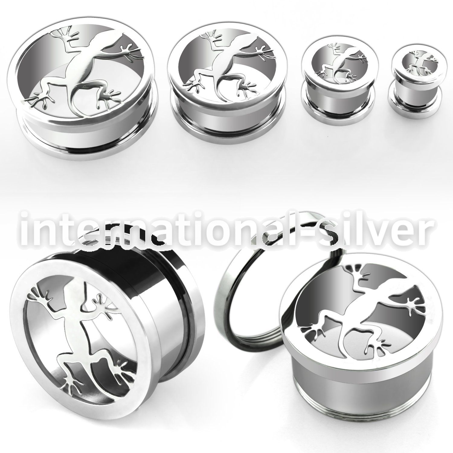 fliz tunnels gauges surgical steel 316l ear lobe