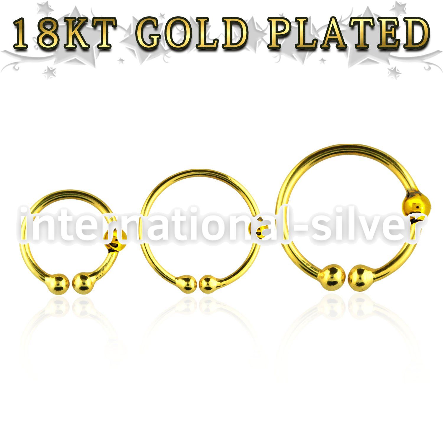 fnsrg fake illusion hoops silver 925 nose