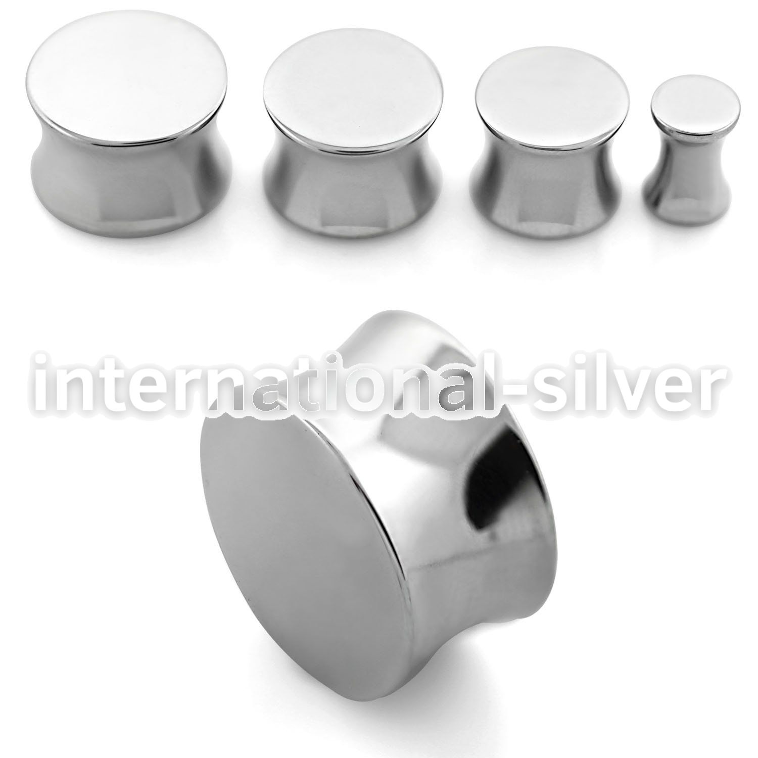 fspg plugs gauges surgical steel 316l ear lobe