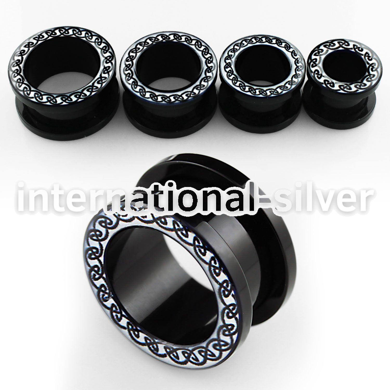 ftaf tunnels gauges acrylic body jewelry ear lobe