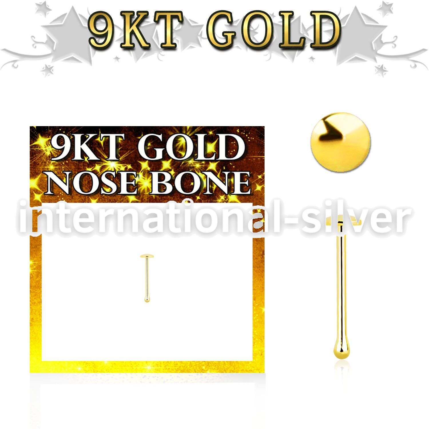 g9brd nose bone gold nose