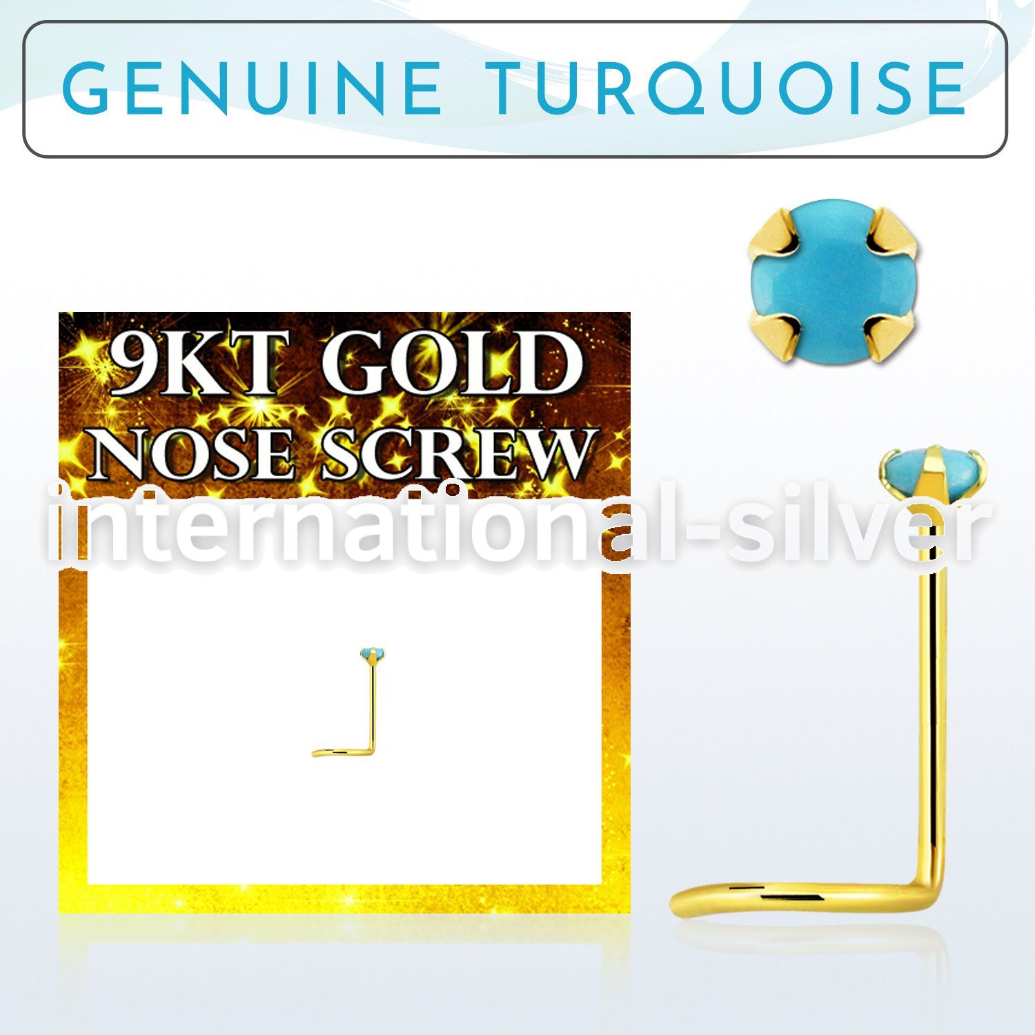 g9scge7 l shape nose studs gold nose