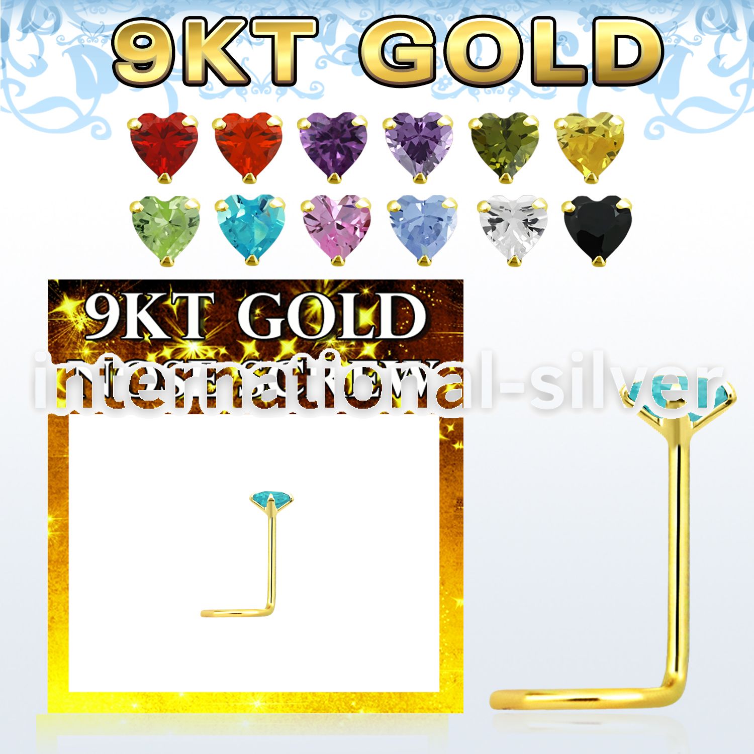 g9szhm1 gold nose screws and nose studs nipple piercing