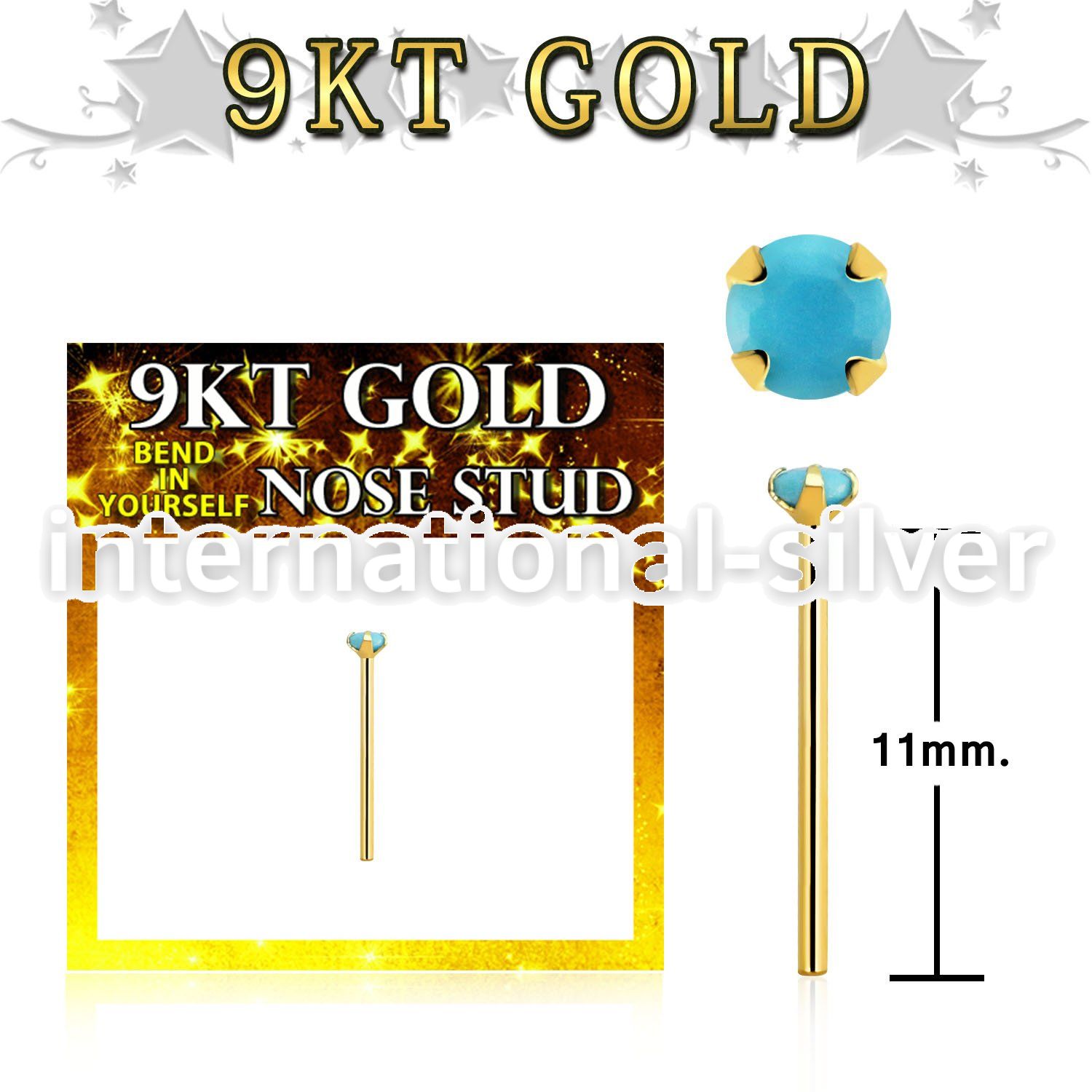 g9yge7 bend it to fit nose studs gold nose