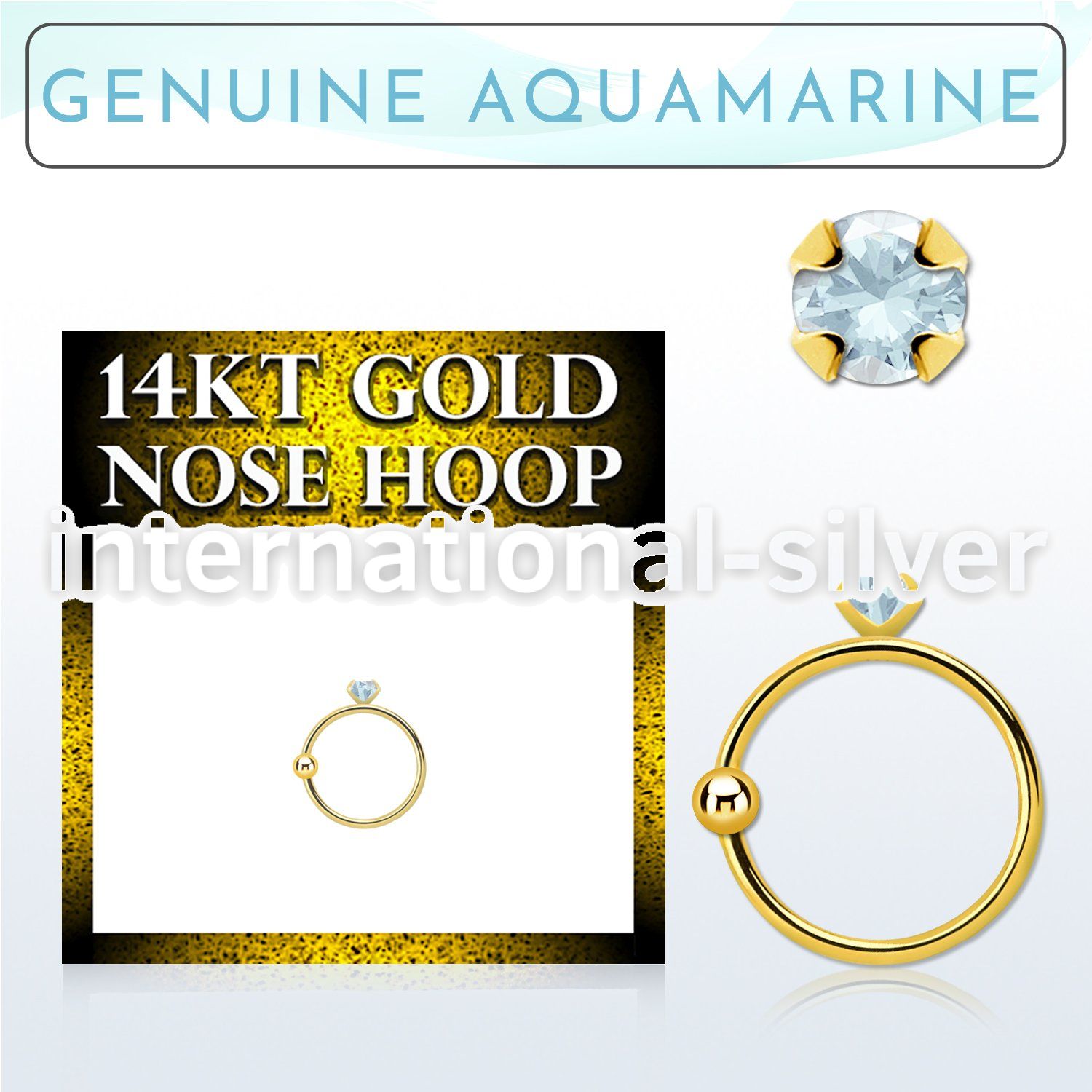 ghge8 nose hoop gold nose