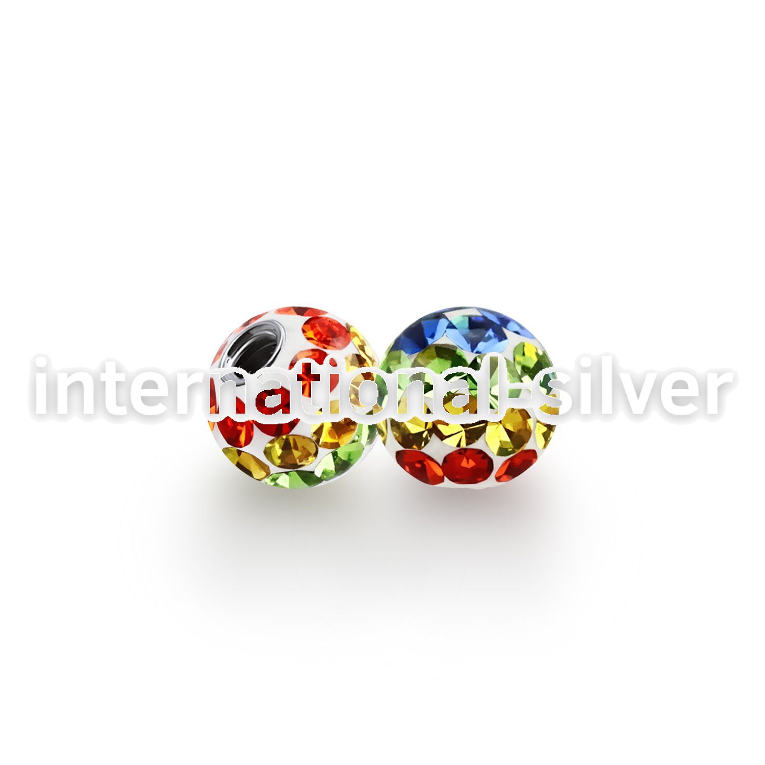 gmfr6 loose body jewelry parts surgical steel 316l 