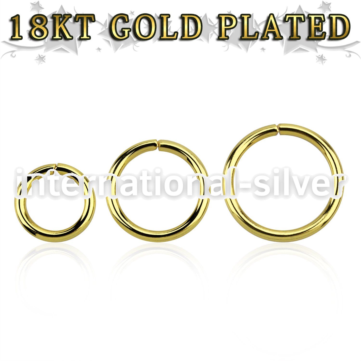 gpsel16 seamless segment rings silver 925 eyebrow