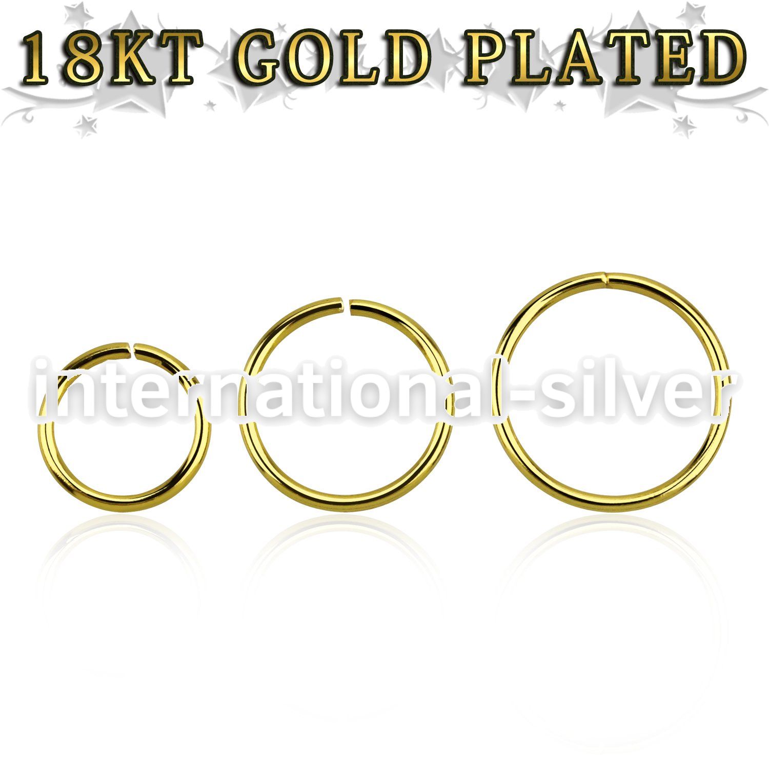 gpsel20 seamless segment rings silver 925 eyebrow