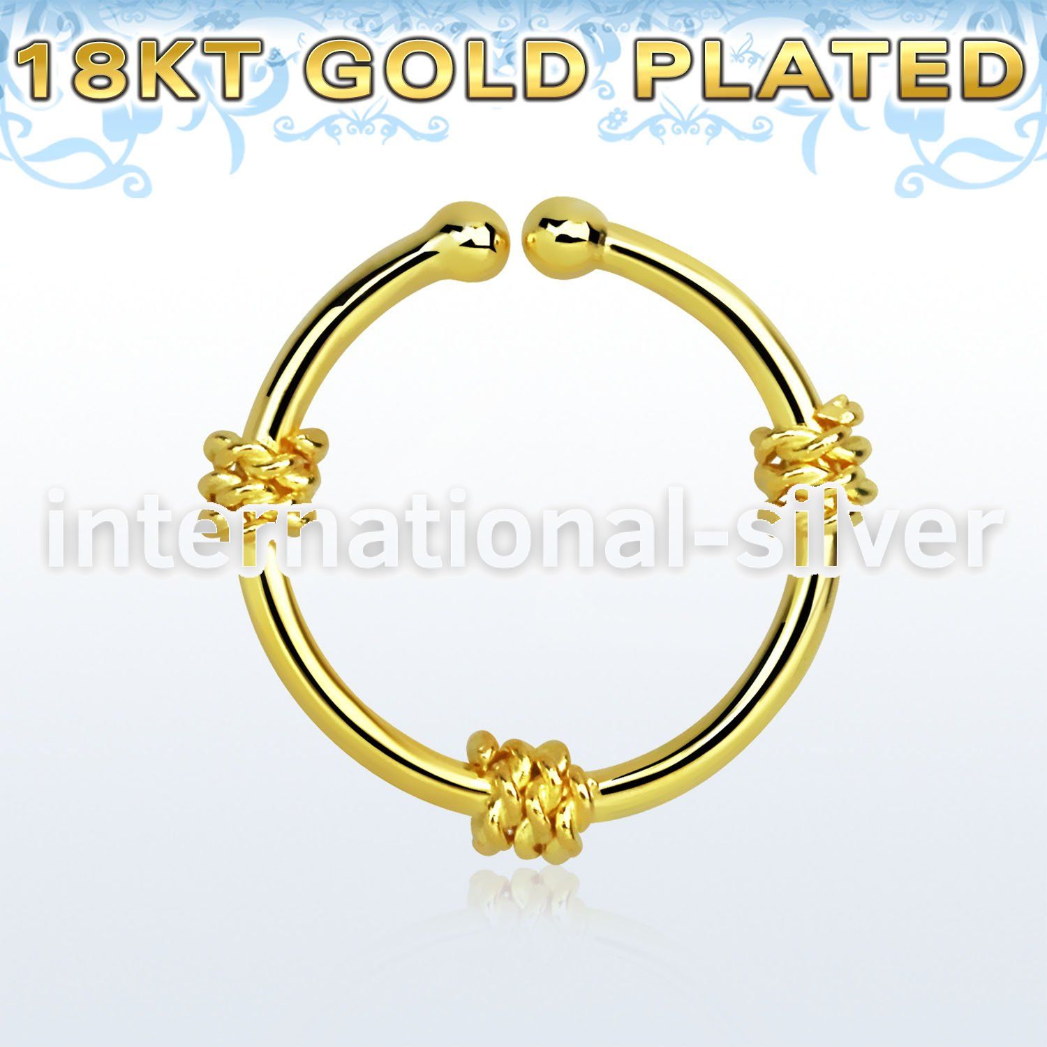 gpsep12g fake illusion body jewelry silver 925 septum