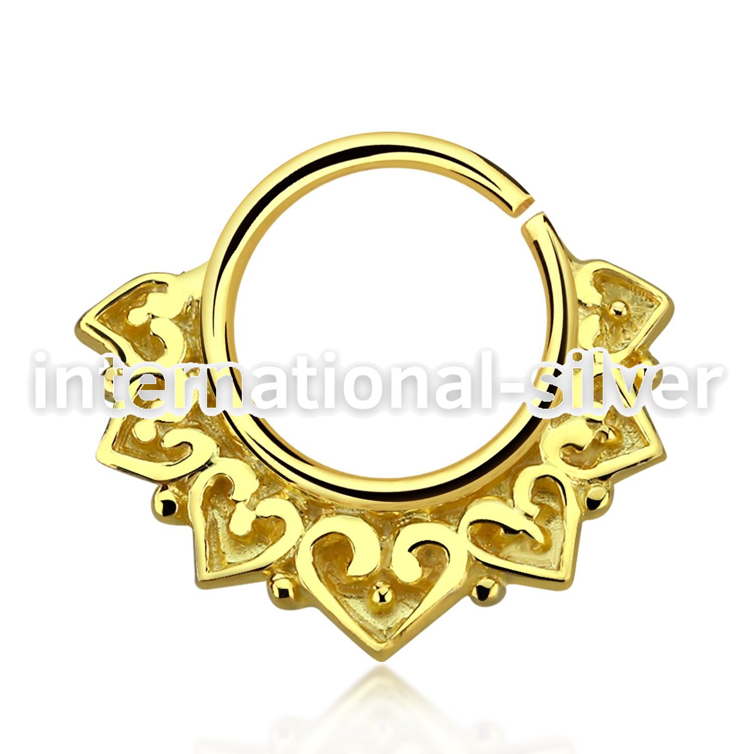 gpsepv11 seamless segment rings silver 925 septum